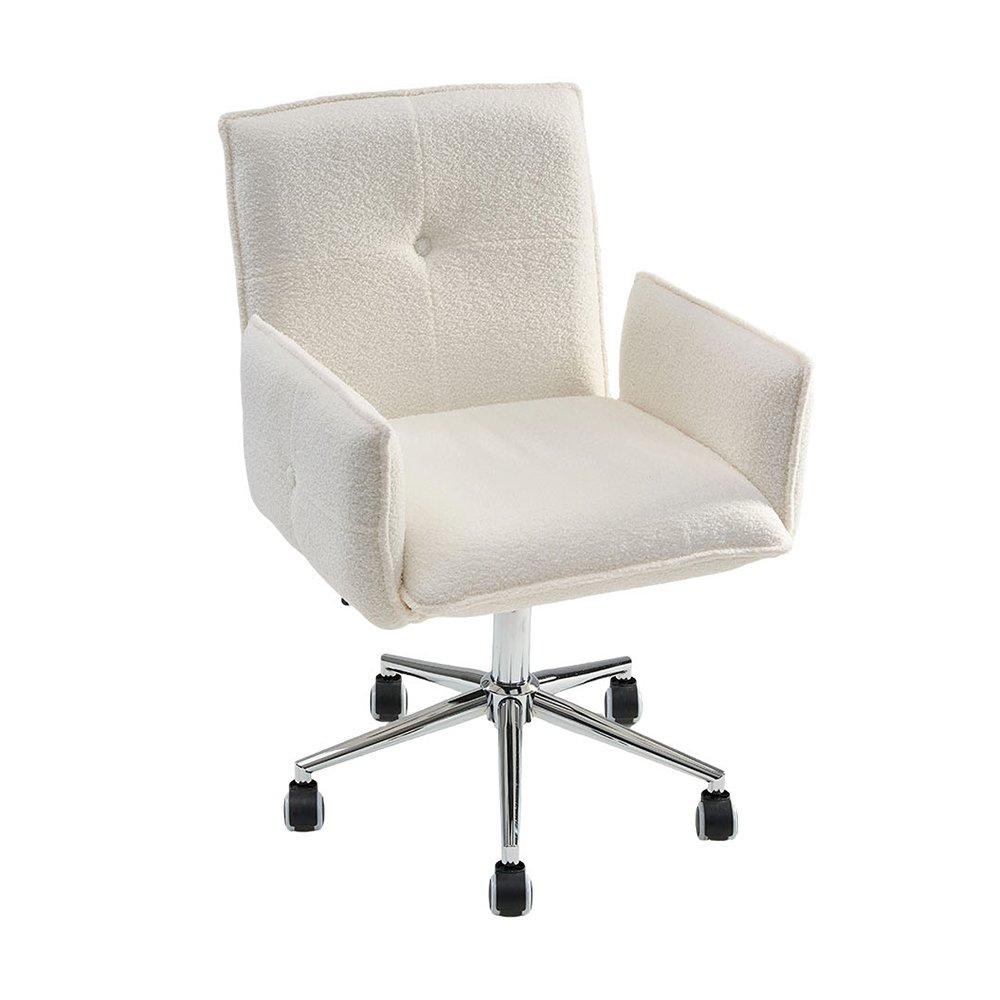 White - Kabinet UK - Swivel & Height Adjustable Office Chair - 1
