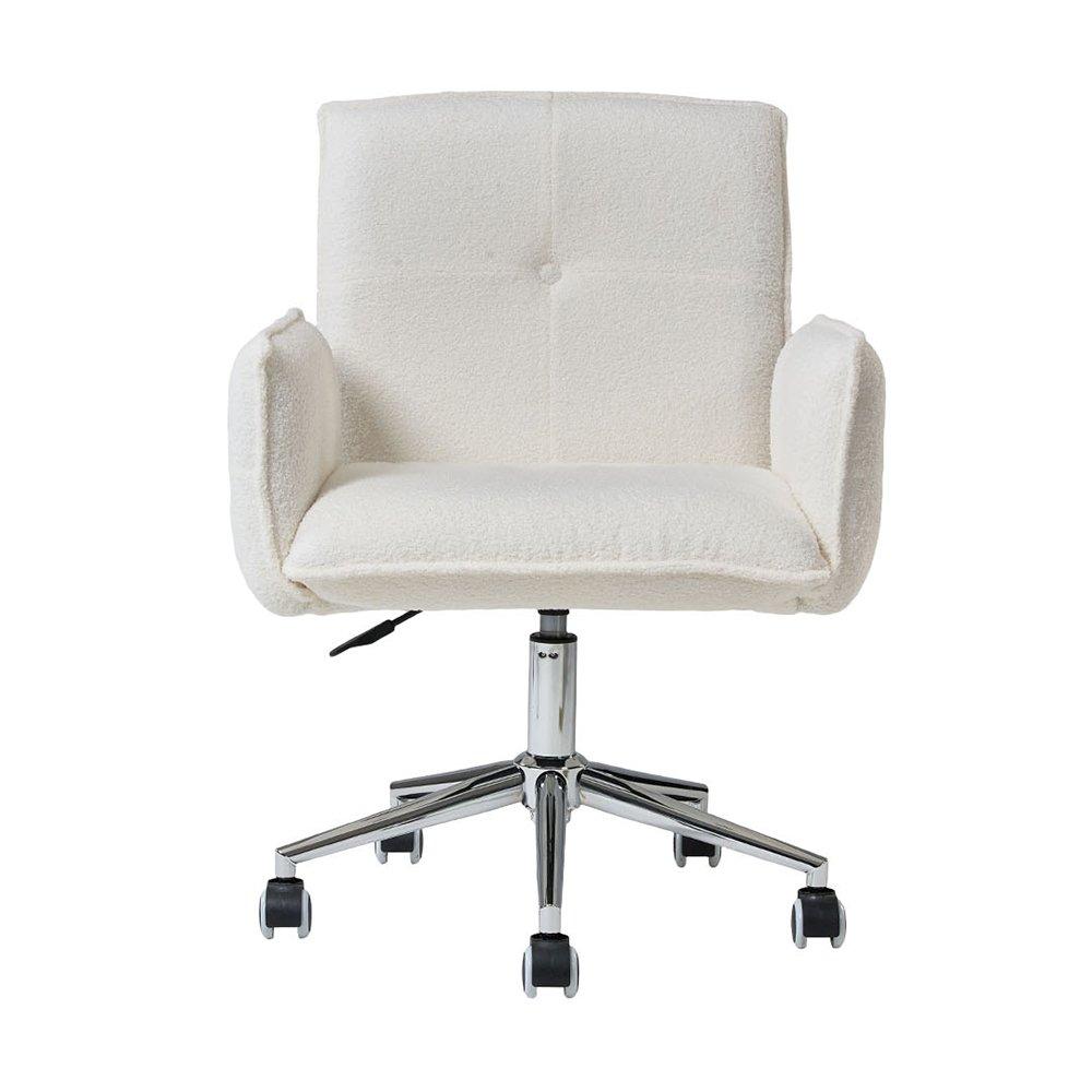 White - Kabinet UK - Swivel & Height Adjustable Office Chair - 2