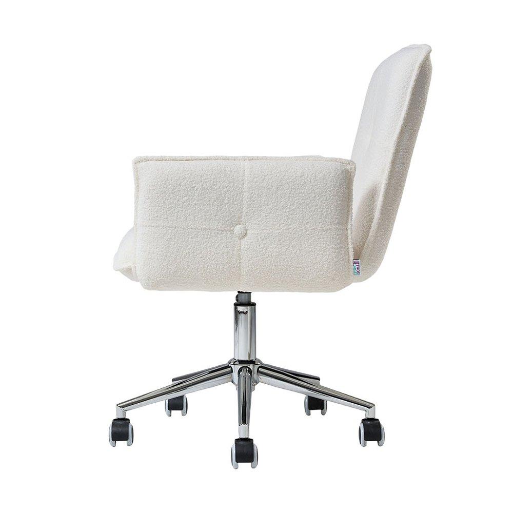 White - Kabinet UK - Swivel & Height Adjustable Office Chair - 4