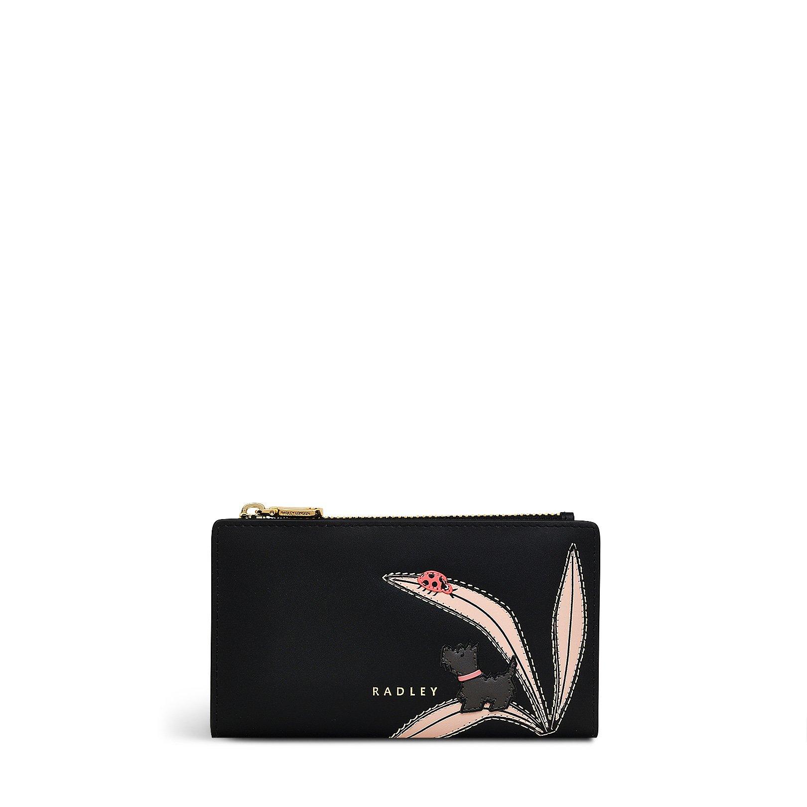 Borsa a spalla nera da donna con chiusura a zip Lora Ferres