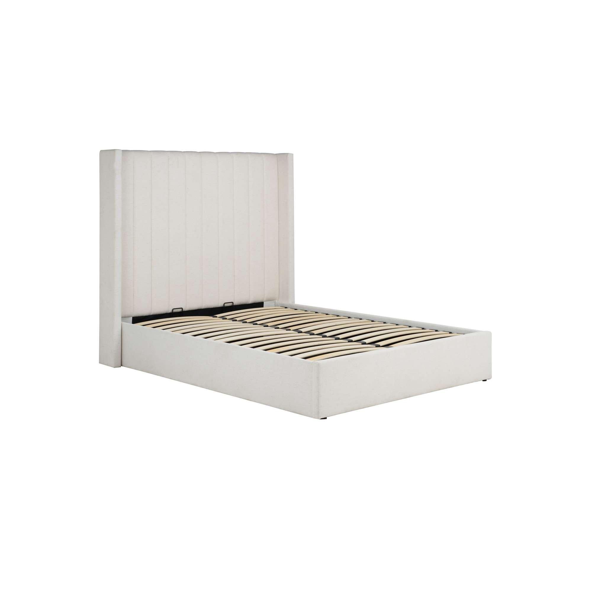 White - Birlea - Maisey Ottoman Bed Linen Fabric - 5