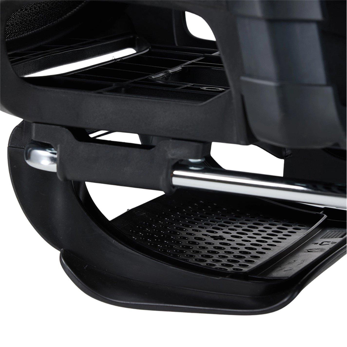 Black - Kabinet UK - Swivel Office Chair with Adjustable Armrest - 7