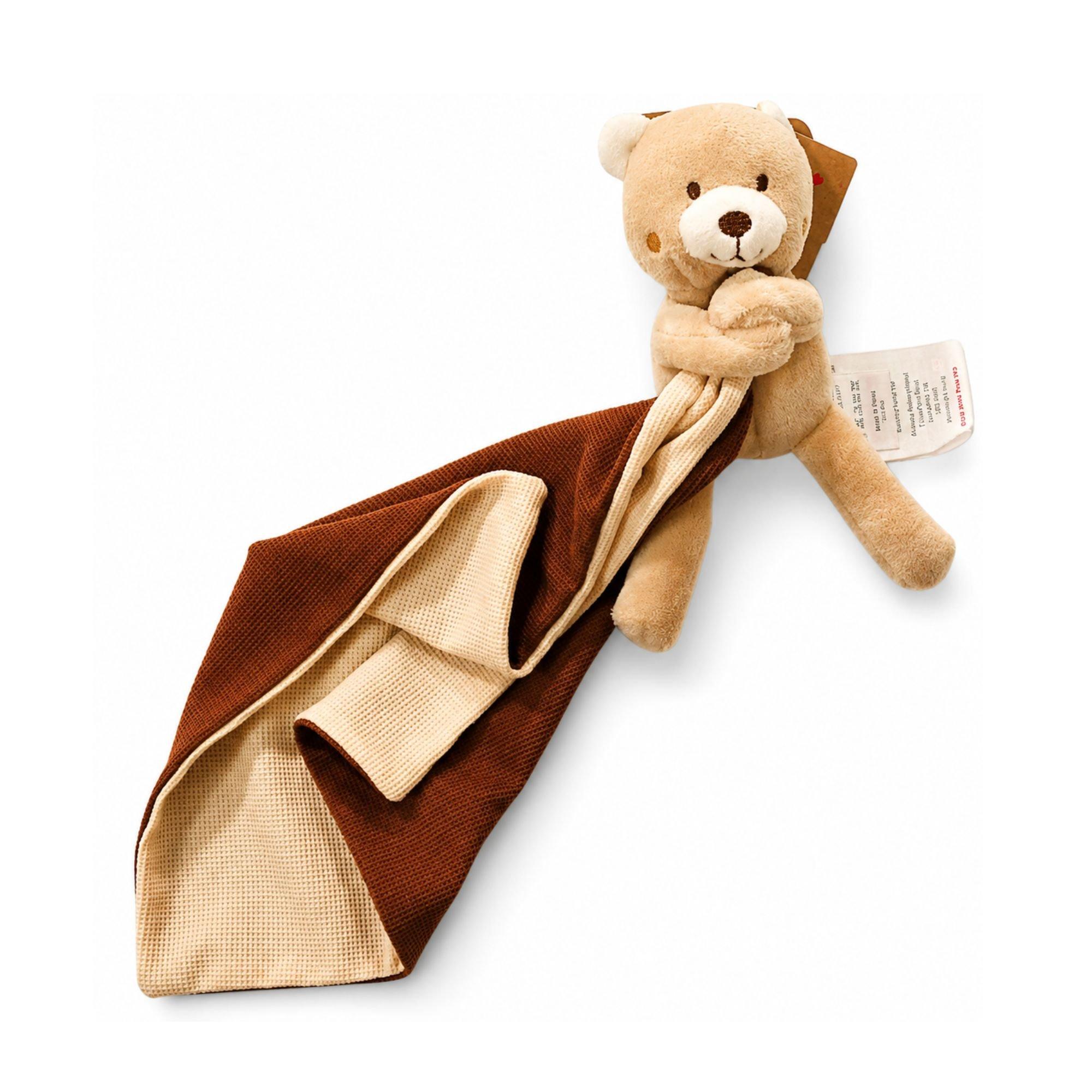 Taupe - Cute and Co - Cute & Co Baby Bear Comforter - 4