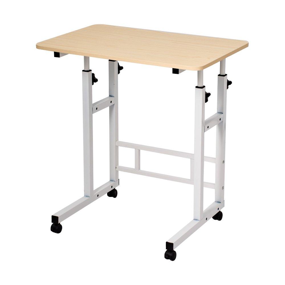 Light Brown - Kabinet UK - Adjustable Side Desk for Bed & Study - 3