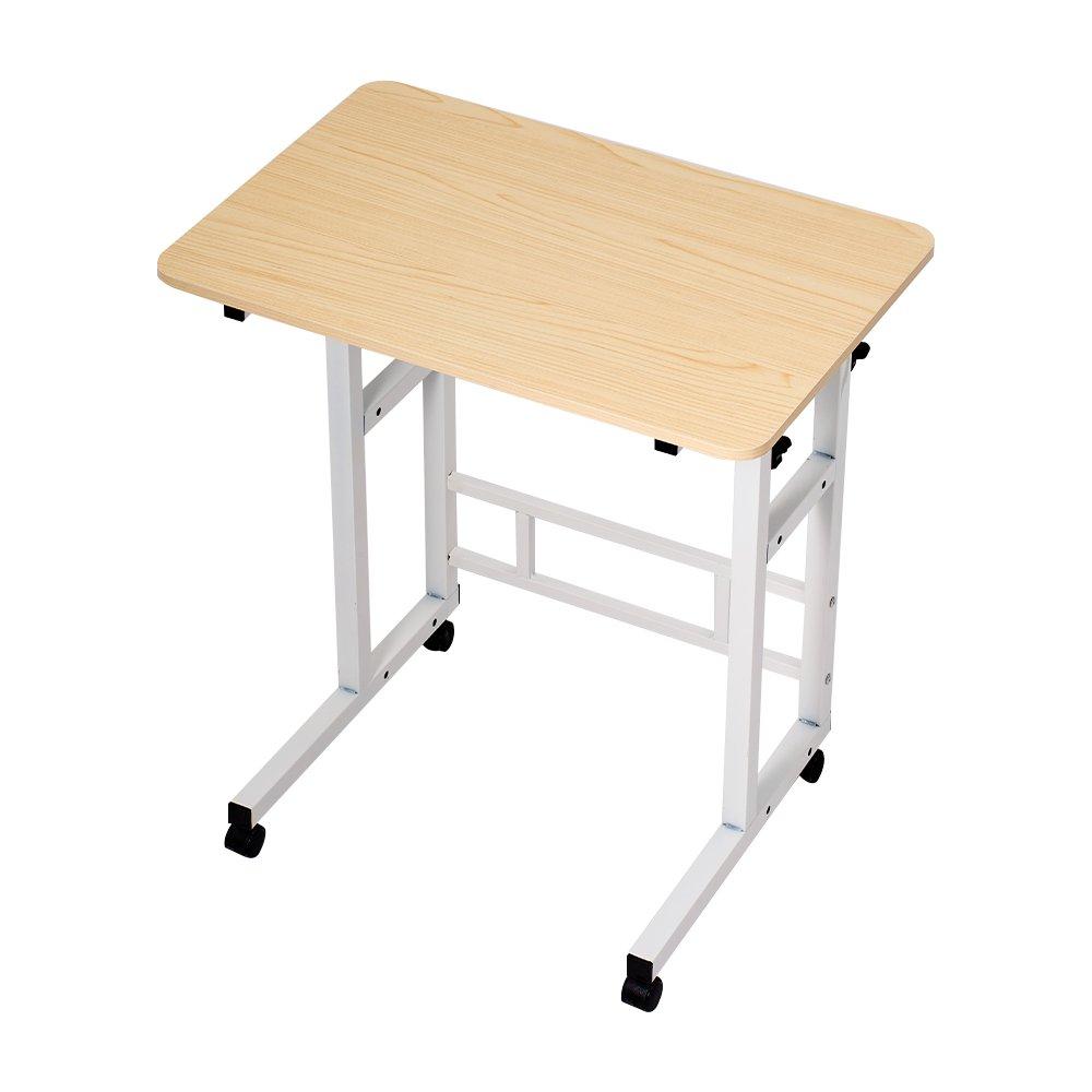 Light Brown - Kabinet UK - Adjustable Side Desk for Bed & Study - 4