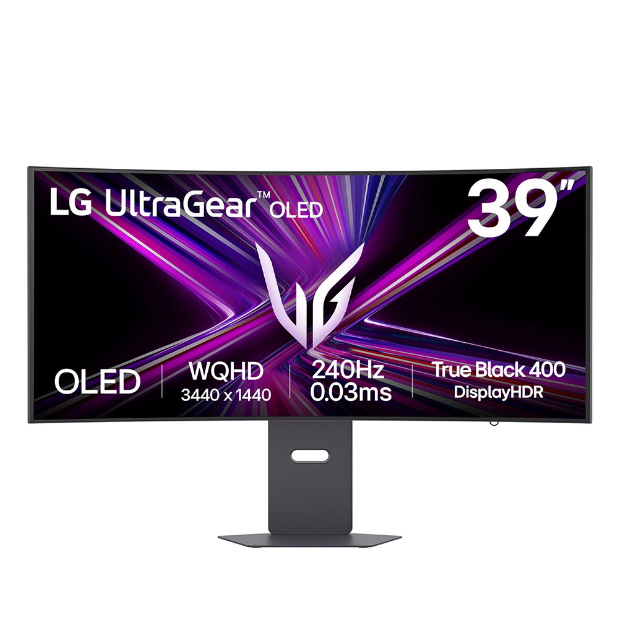 Black - LG - LG 34GX900A-B 34 Inch UltraGear WQHD OLED 240Hz USB-C Curved Gaming Monitor - 1