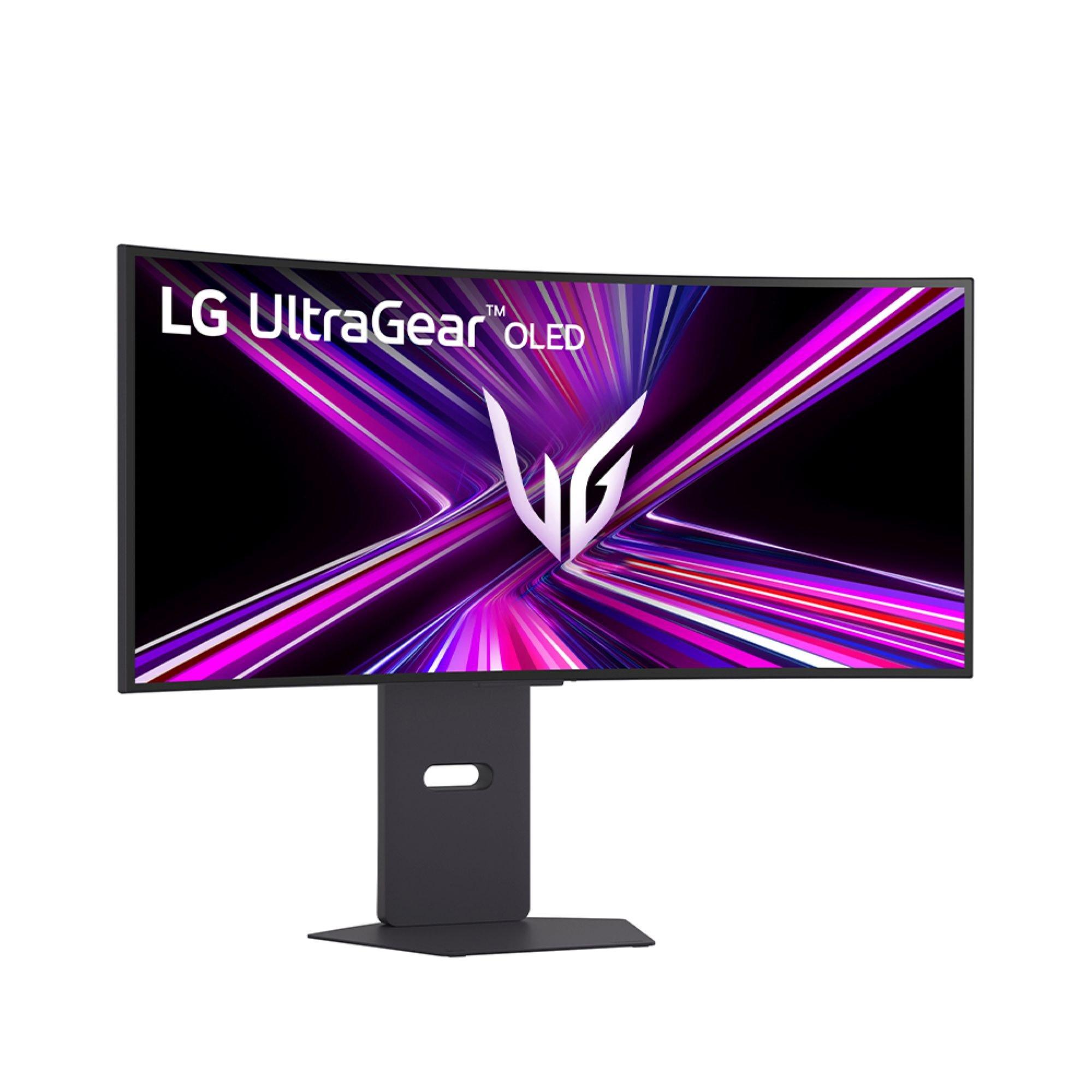 Black - LG - LG 34GX900A-B 34 Inch UltraGear WQHD OLED 240Hz USB-C Curved Gaming Monitor - 4