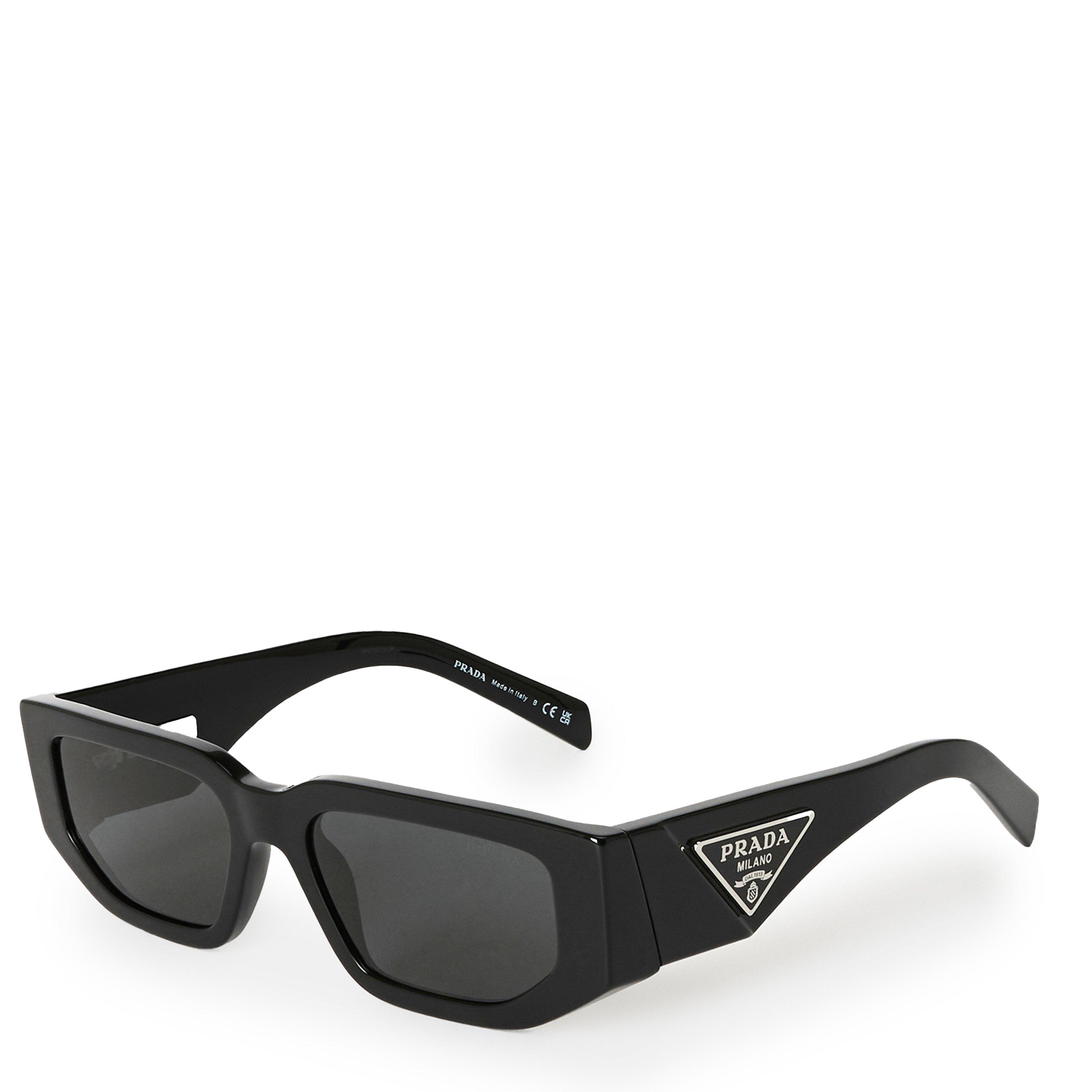 Black - Prada - Rectangle Sunglasses - 1