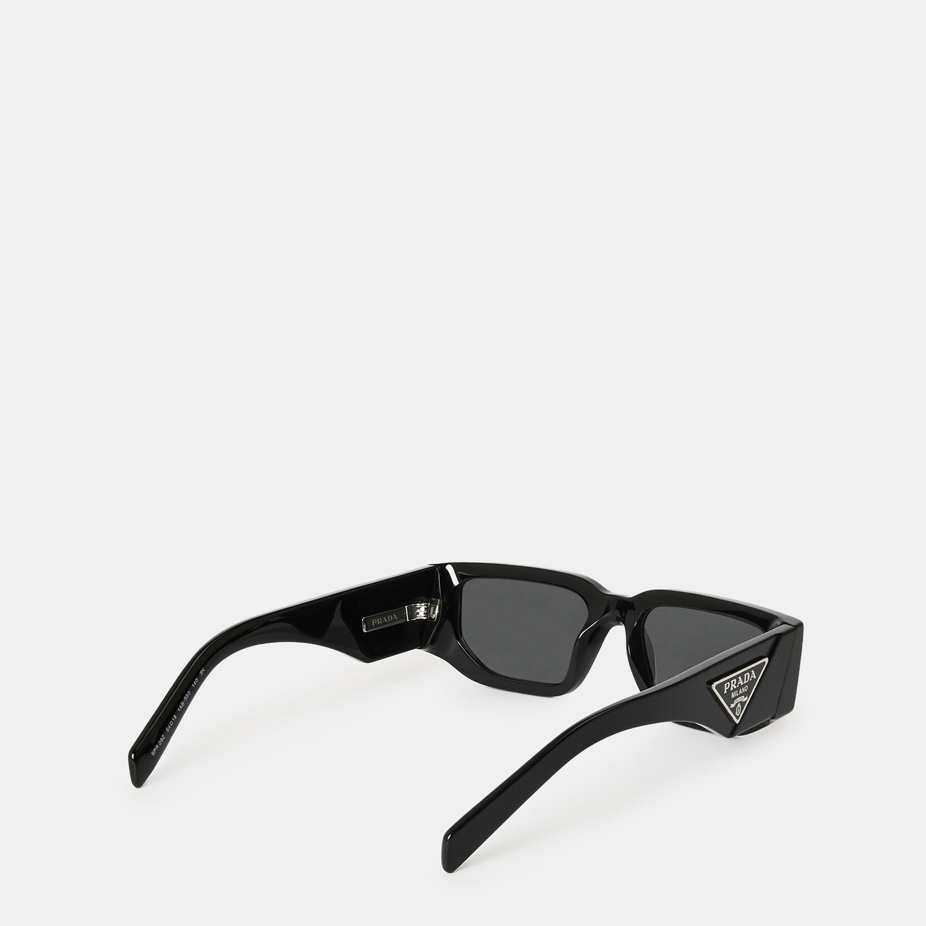 Black - Prada - Rectangle Sunglasses - 2