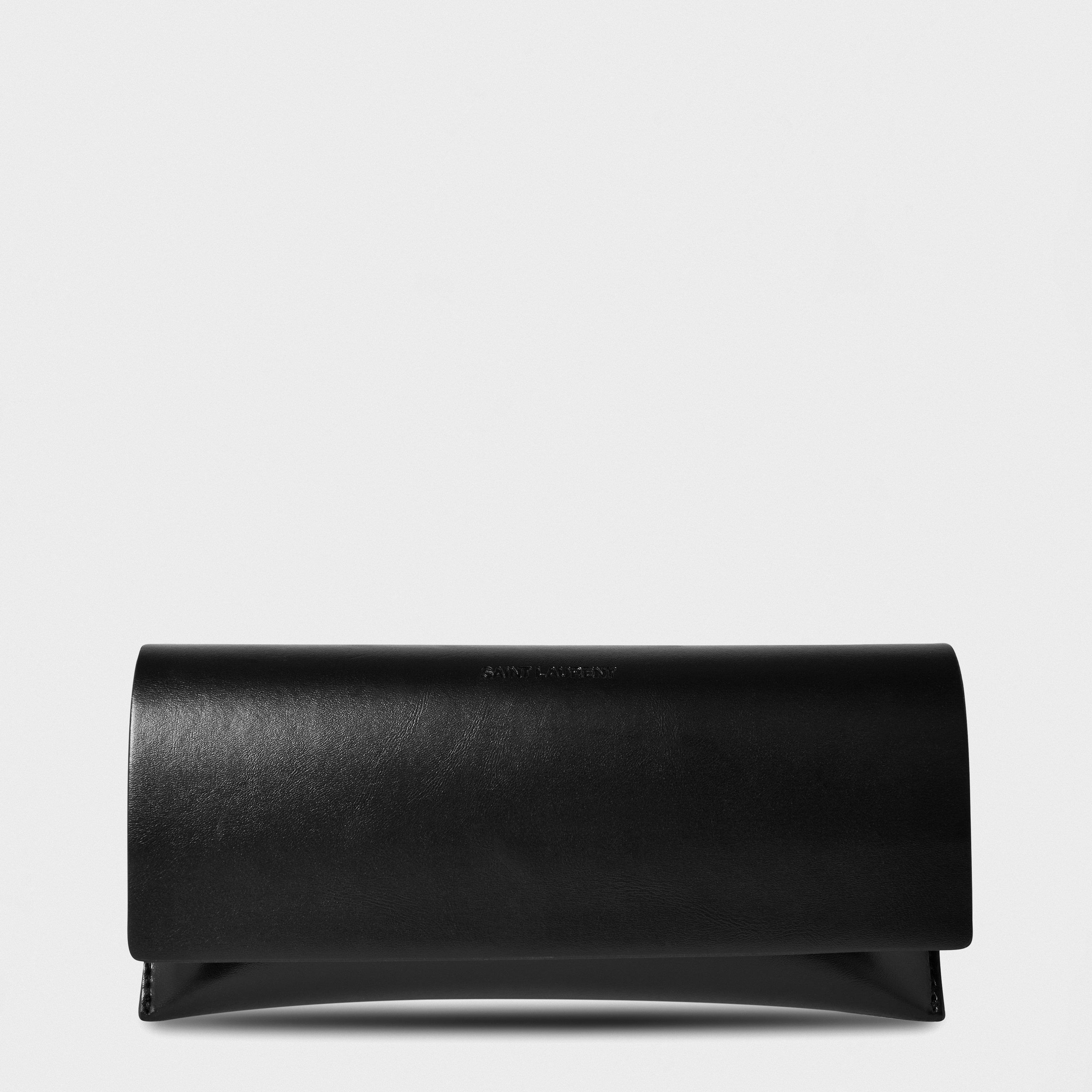 Black/Black - Saint Laurent - Women's Oval Sunglasses - 5