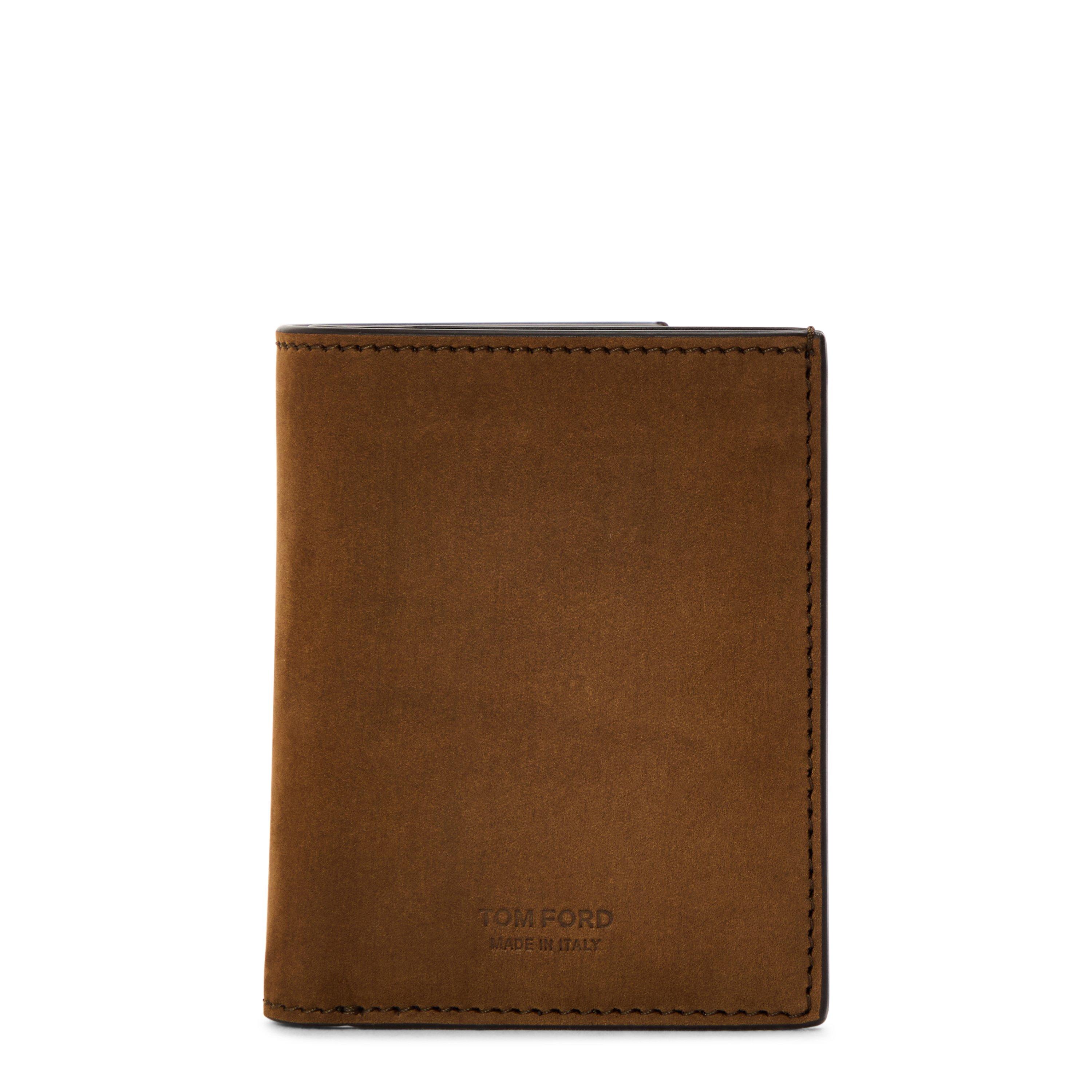 Olive Brown - Tom Ford - TF Card Holder Sn62 - 1