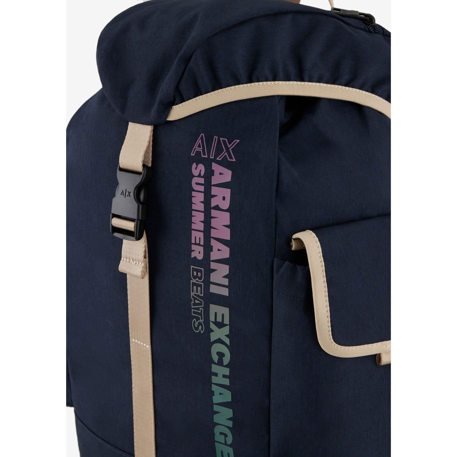 Navy - Armani Exchange - Backpack - 4