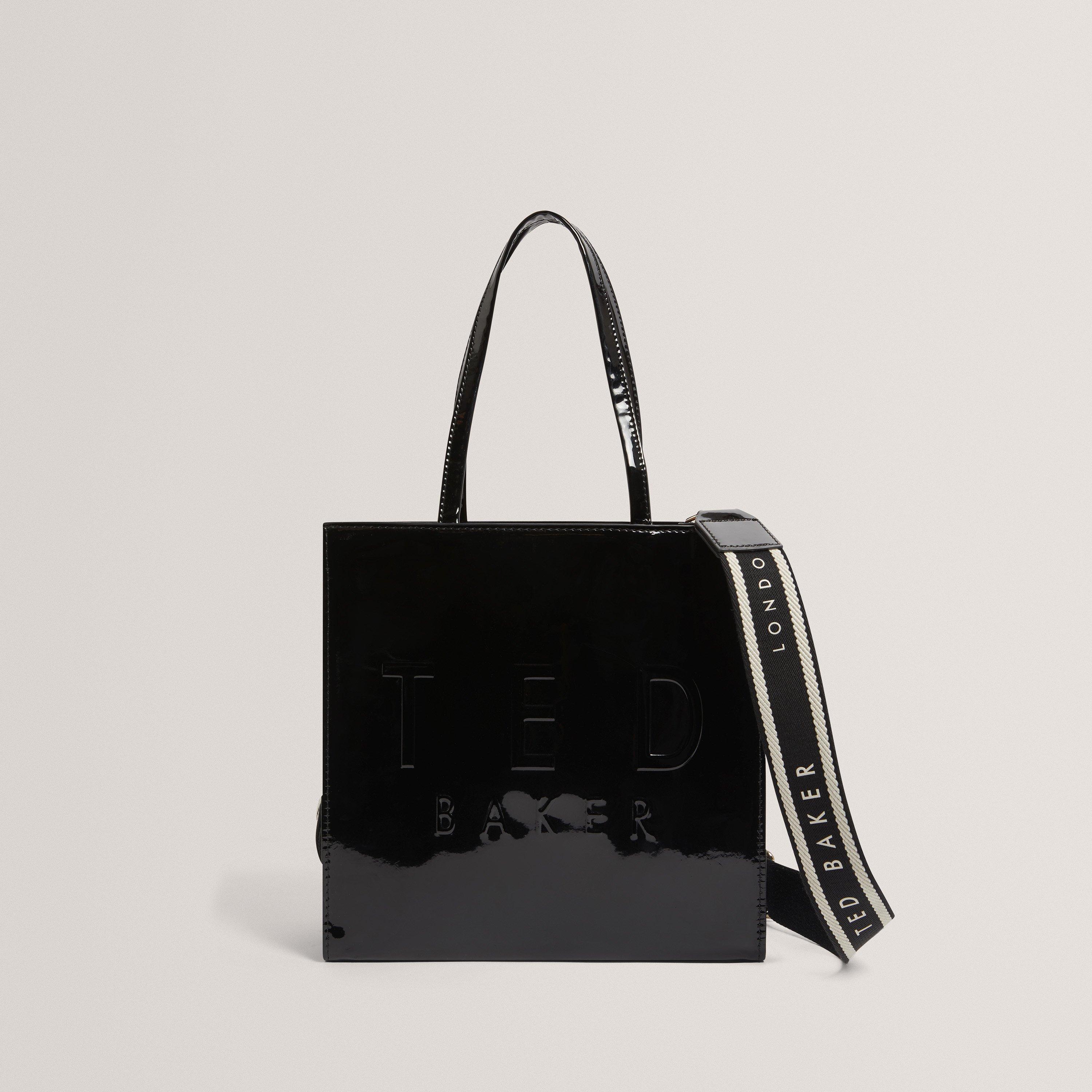 Ted Baker Ted Baker Webbing Small Icon Tote Bag - Black