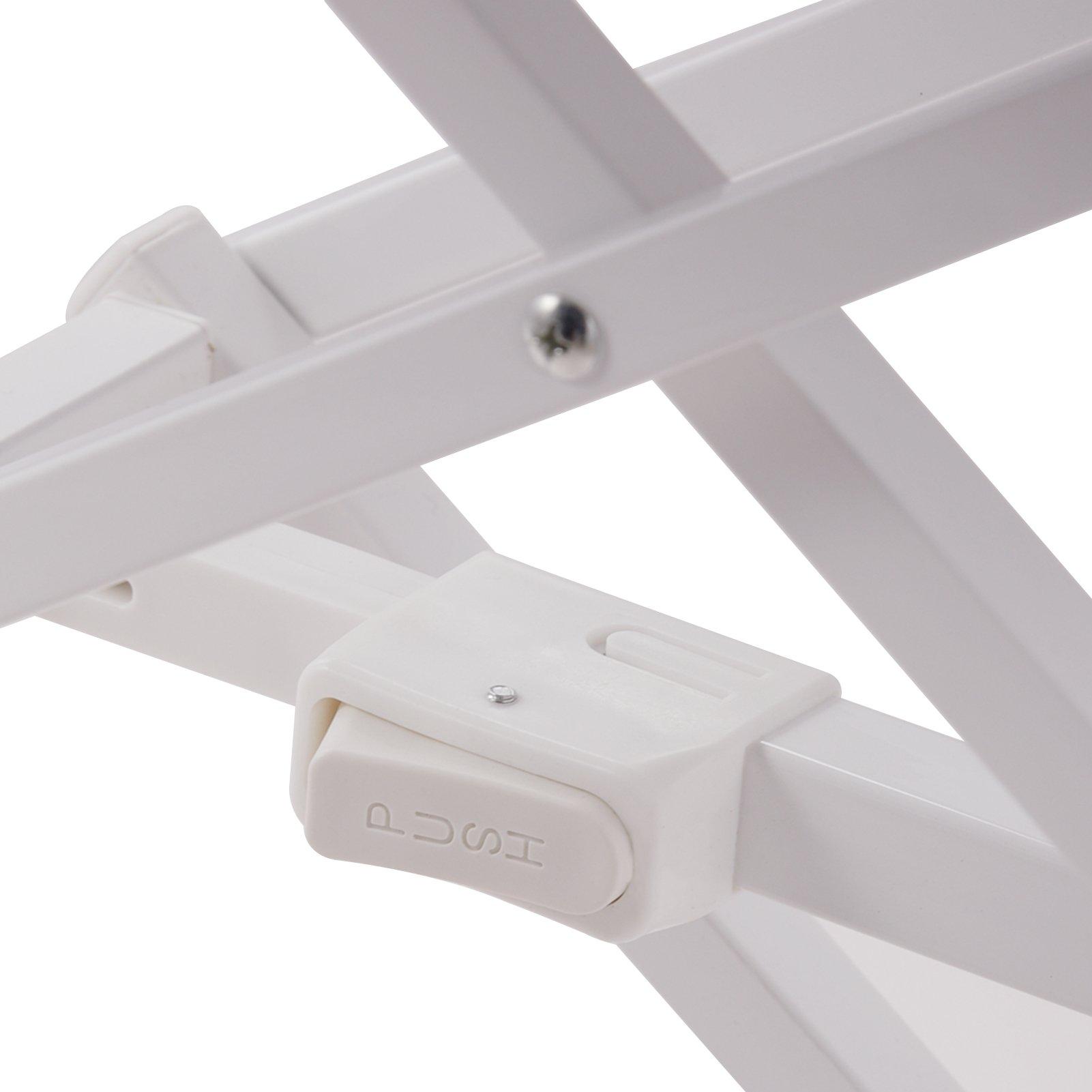 White - Kabinet UK - Portable Foldable Bedside Desk - 7