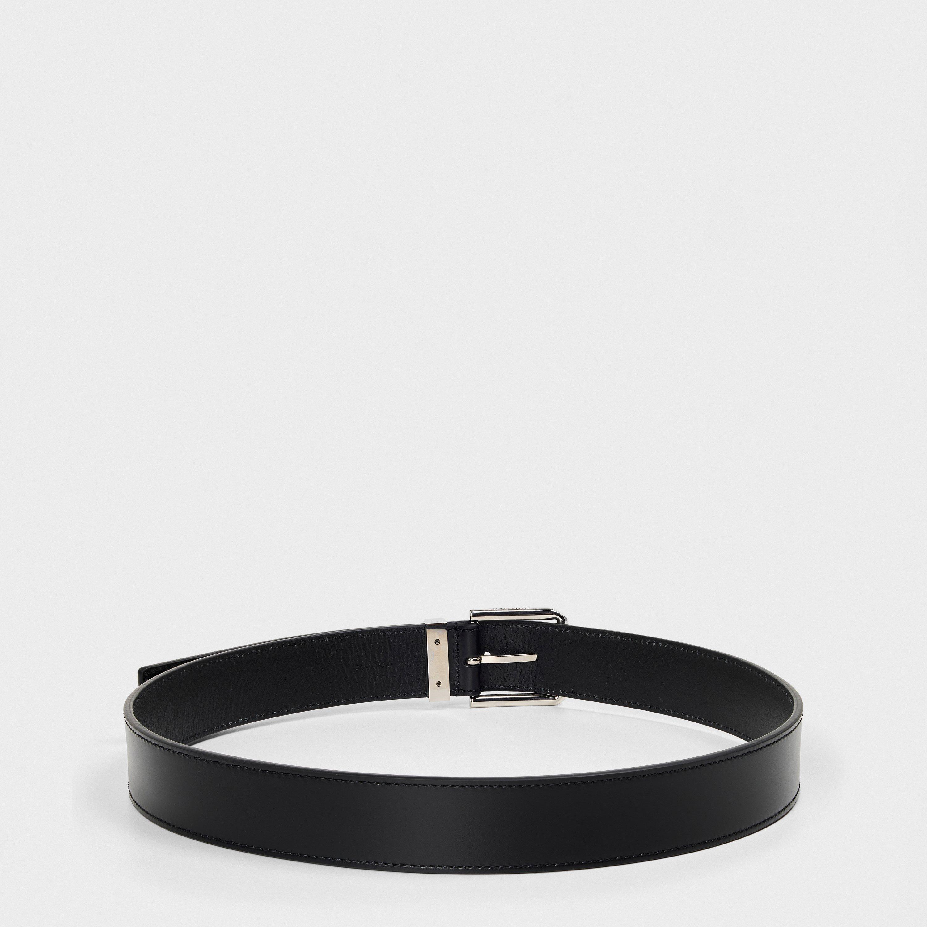 Black - GIVENCHY - Men's Leather Belt - 2