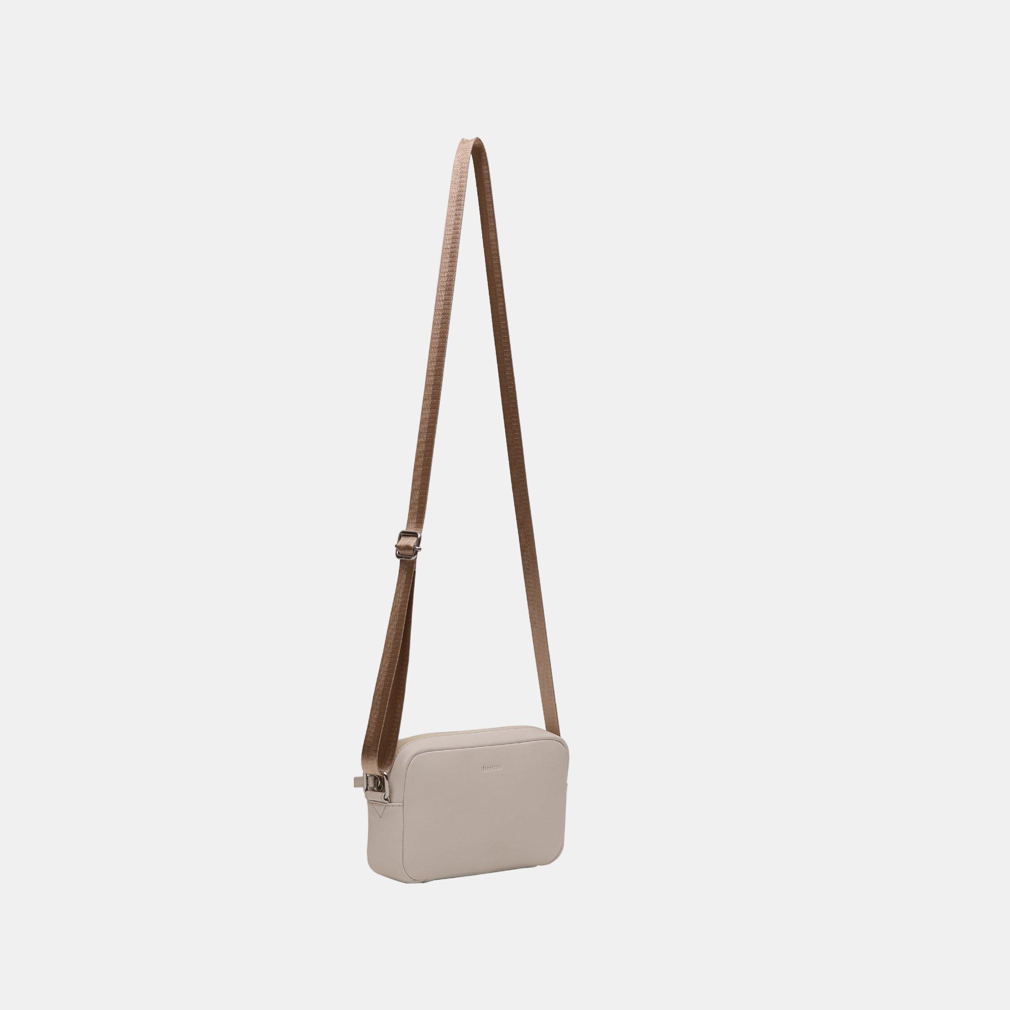 Chalk - Firetrap - Women's Saddle Leather Crossbody Bag - 2