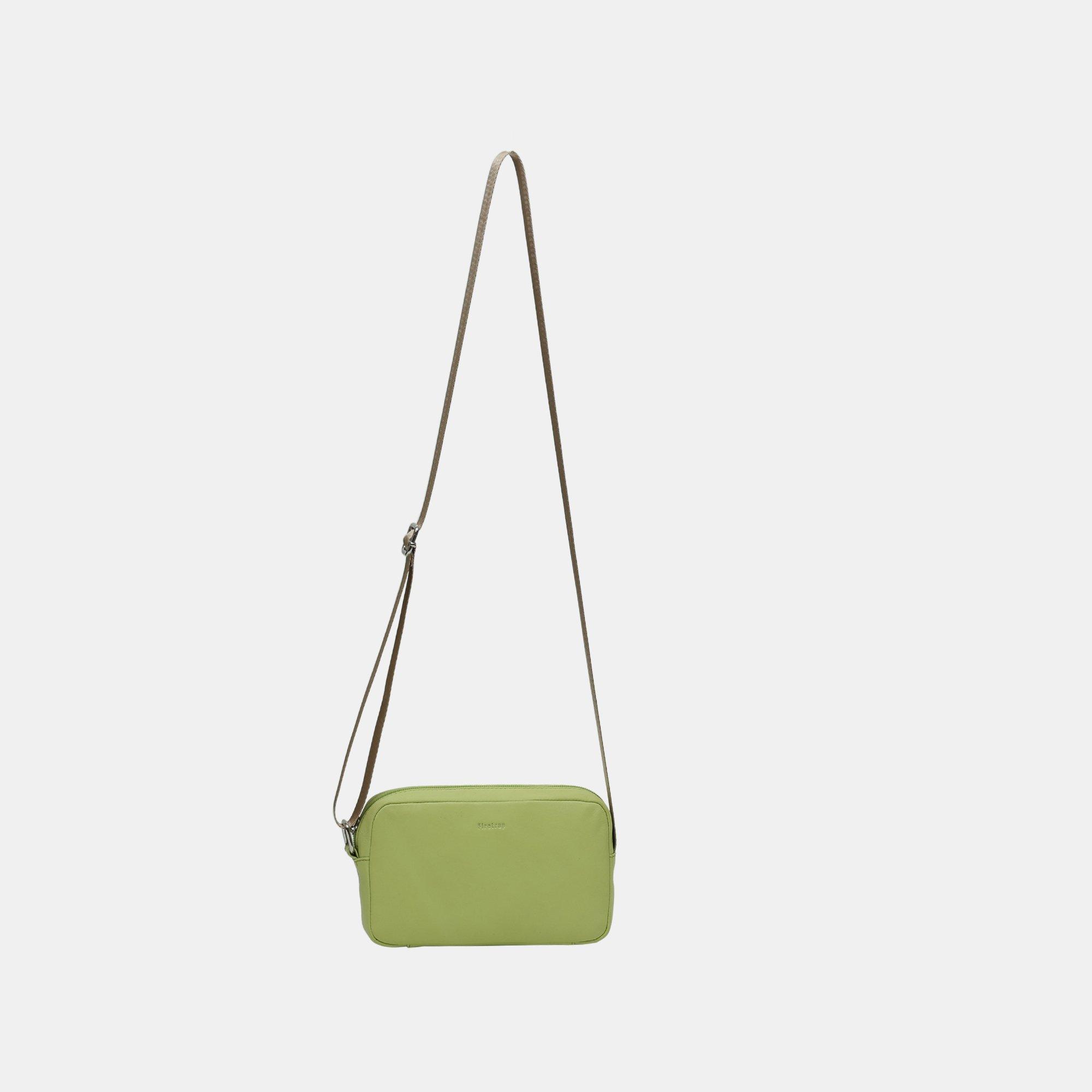 Firetrap Women's Saddle Leather Crossbody Bag - Vivid Yellow