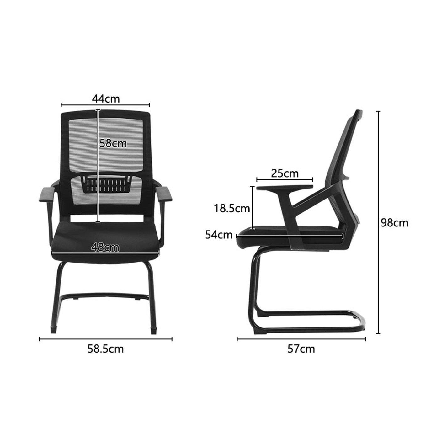 Black - Kabinet UK - Black Office Chair for Home & Office - 9