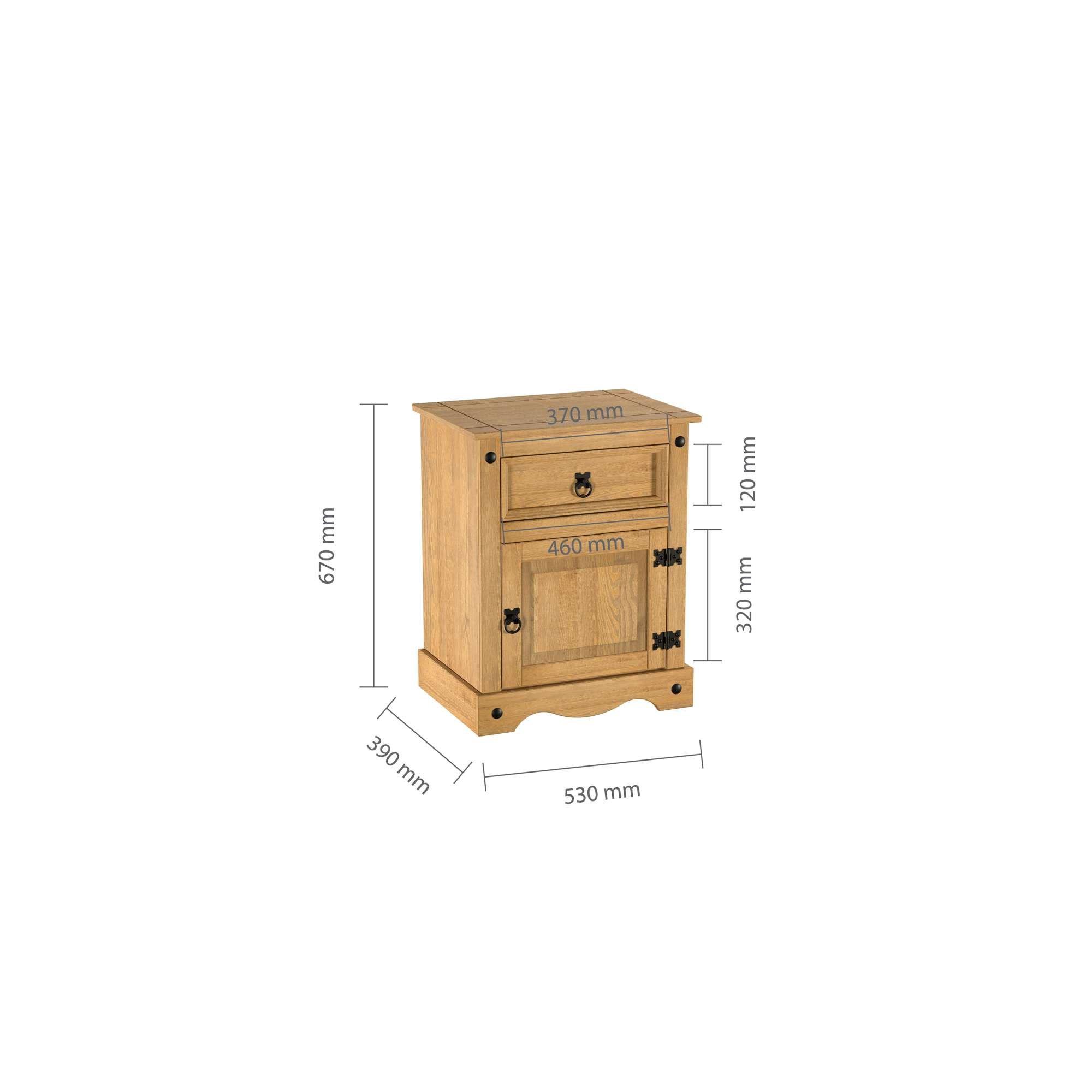 Brown - Birlea - Corona choice of bedside tables - 7