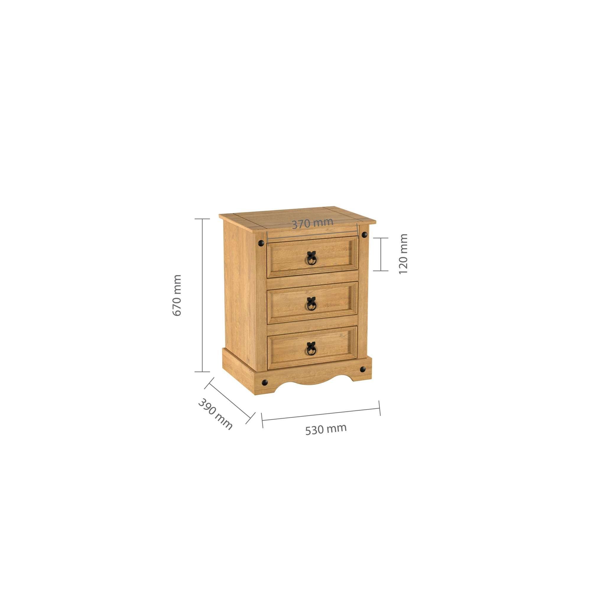 Brown - Birlea - Corona choice of bedside tables - 8