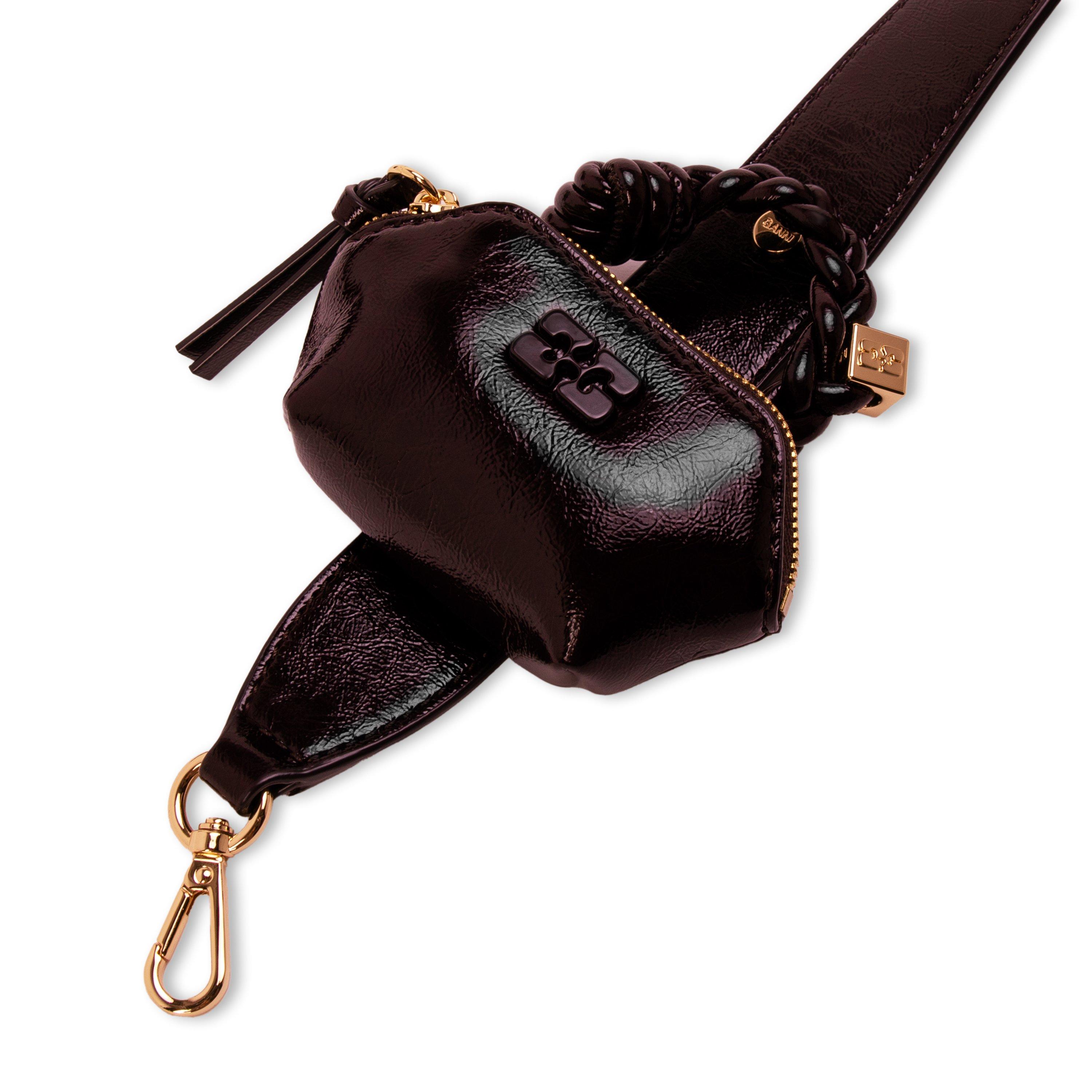 Demitasse - Ganni - Women's Bou Leather Crossbody Bag - 3