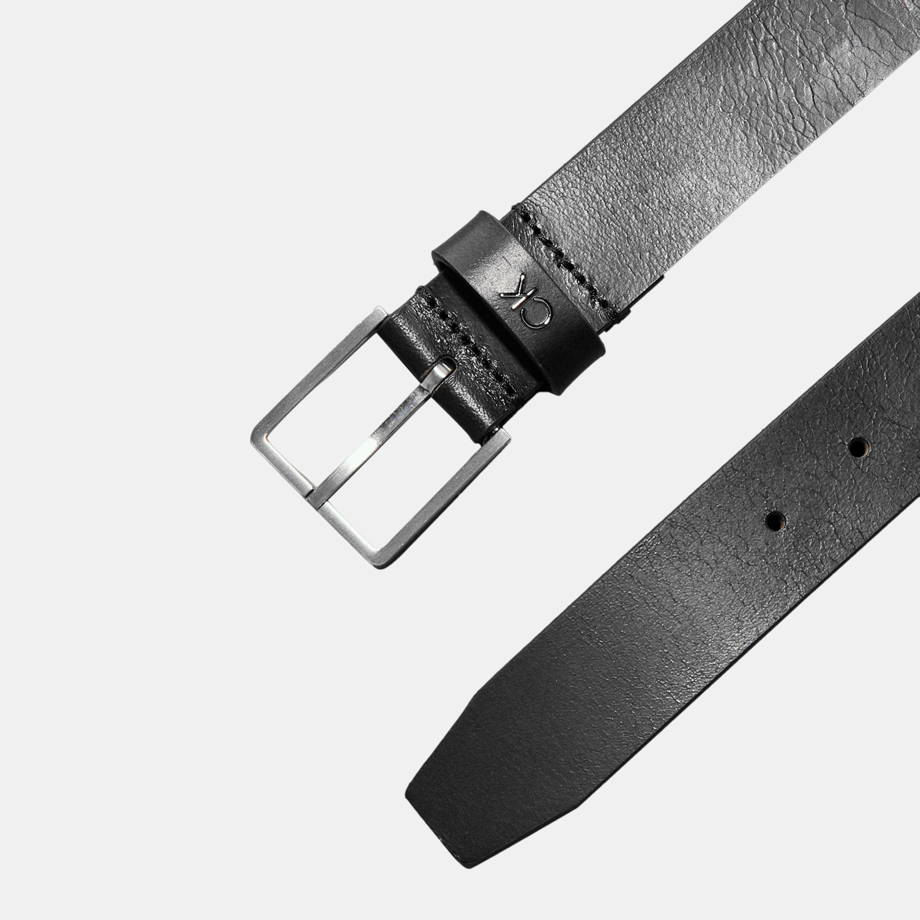 CK Black - Calvin Klein - CK 3.5cm Leather Belt - 2