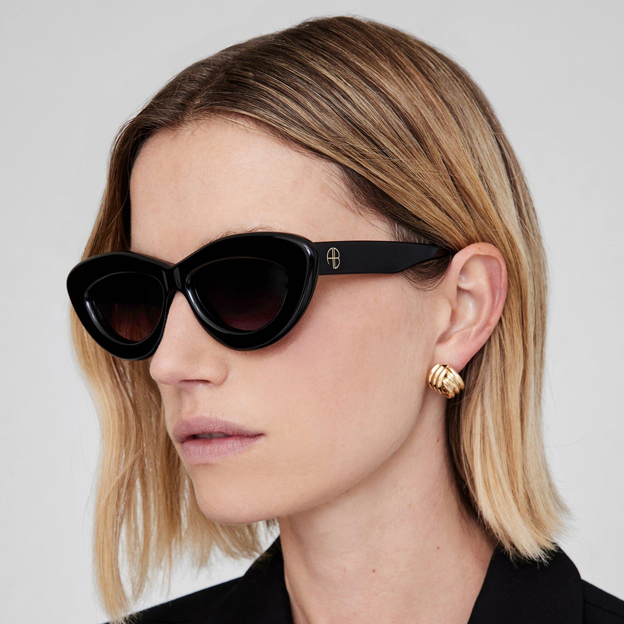  Black - Anine Bing - Womens Alba Sunglasses - 3