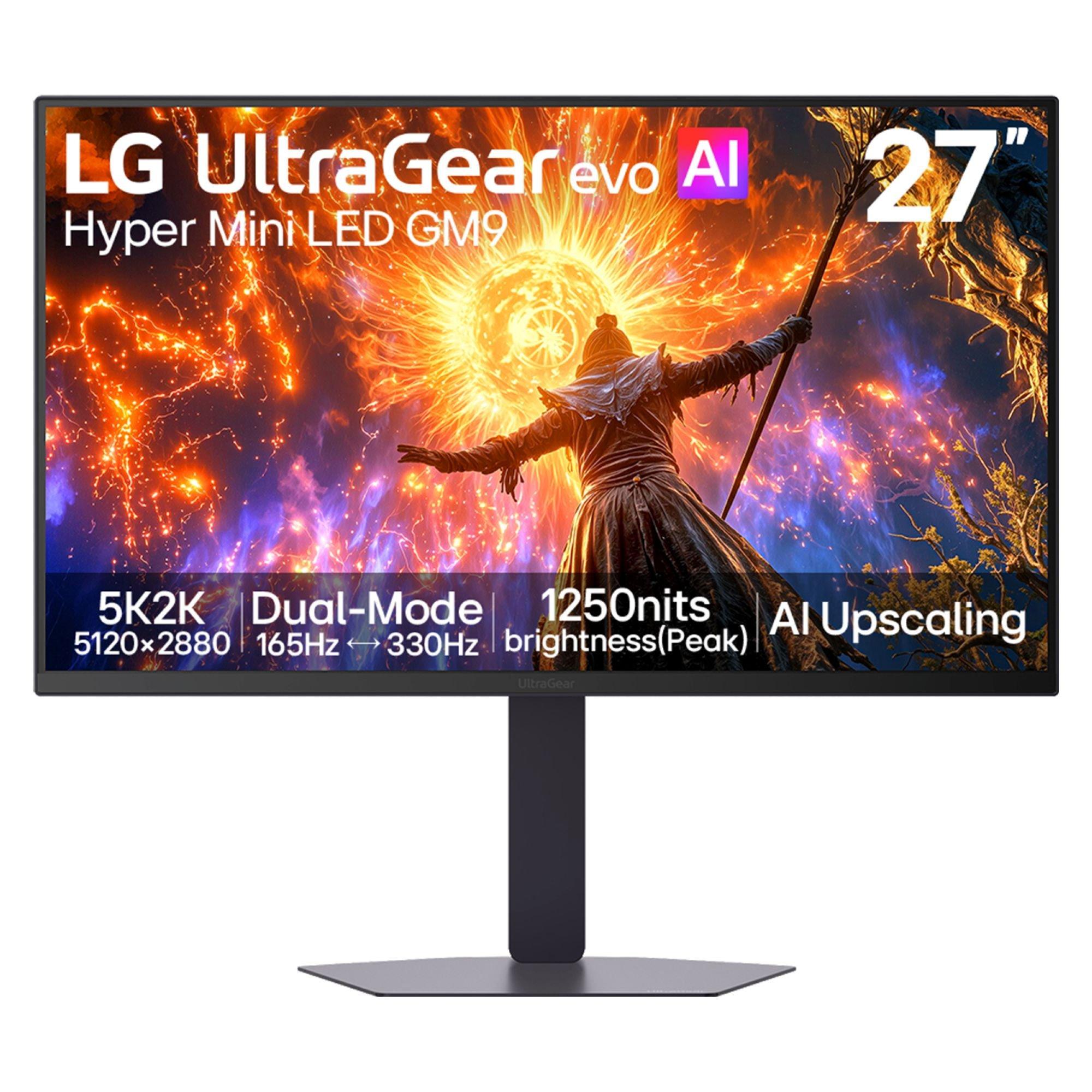 Black - LG - LG 27GM950B-B 27 inch IPS 4K UHD 360Hz Gaming Monitor - 1