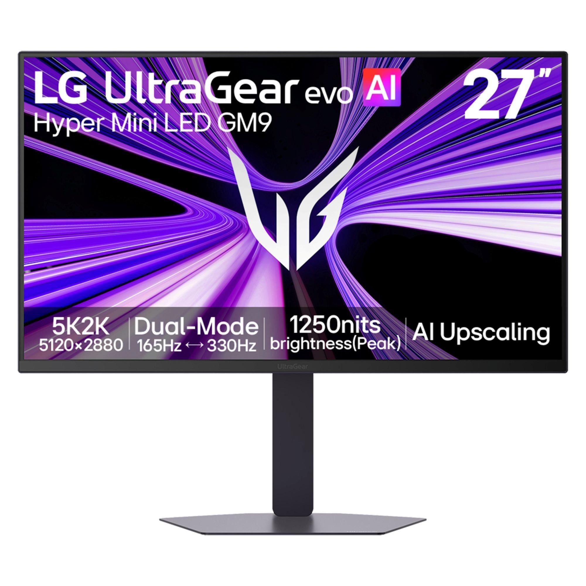 Black - LG - LG 27GM950B-B 27 inch IPS 4K UHD 360Hz Gaming Monitor - 9