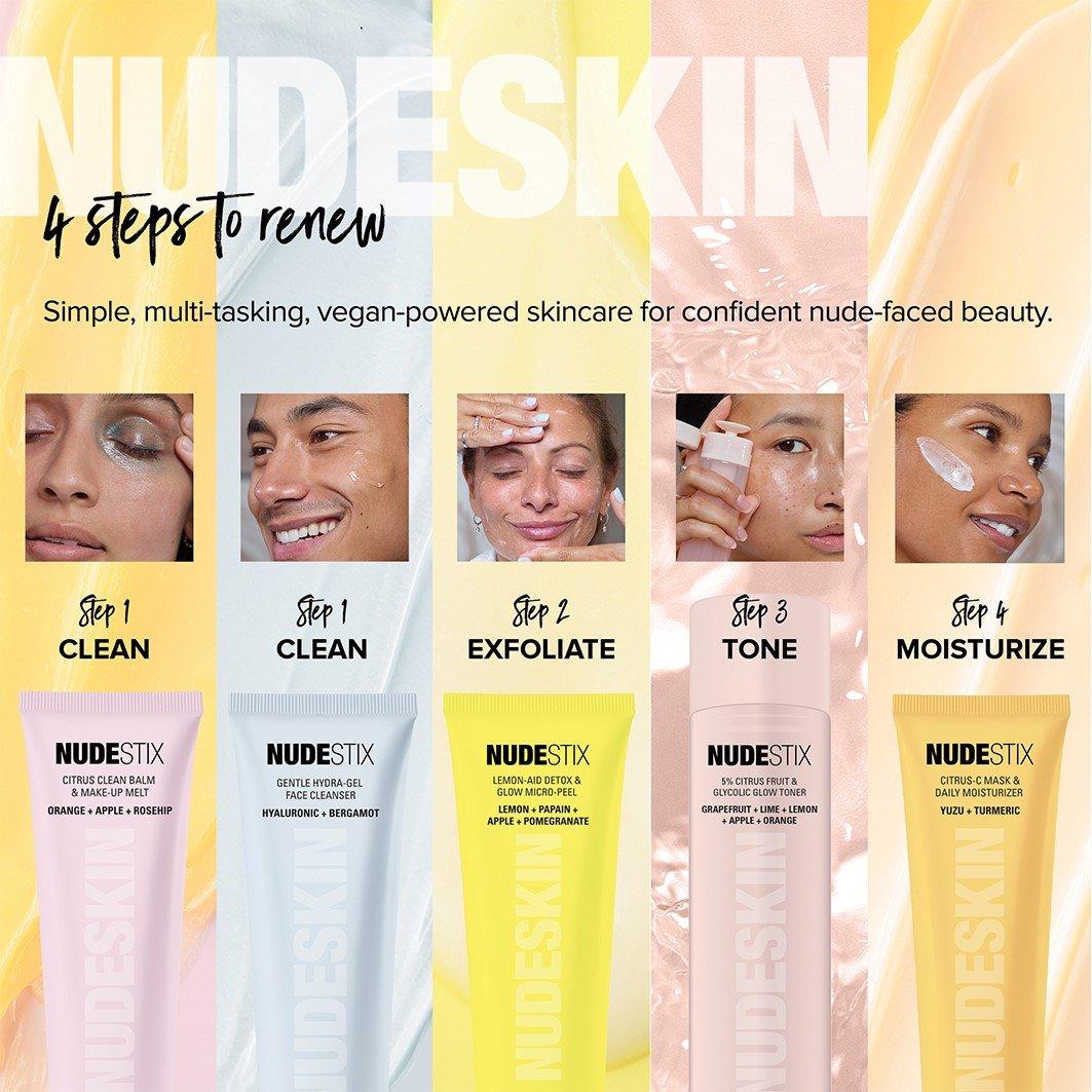 BambooClnsCloth - Nudestix - Nudeskin Vegan Bamboo Cleansing Cloths - 4