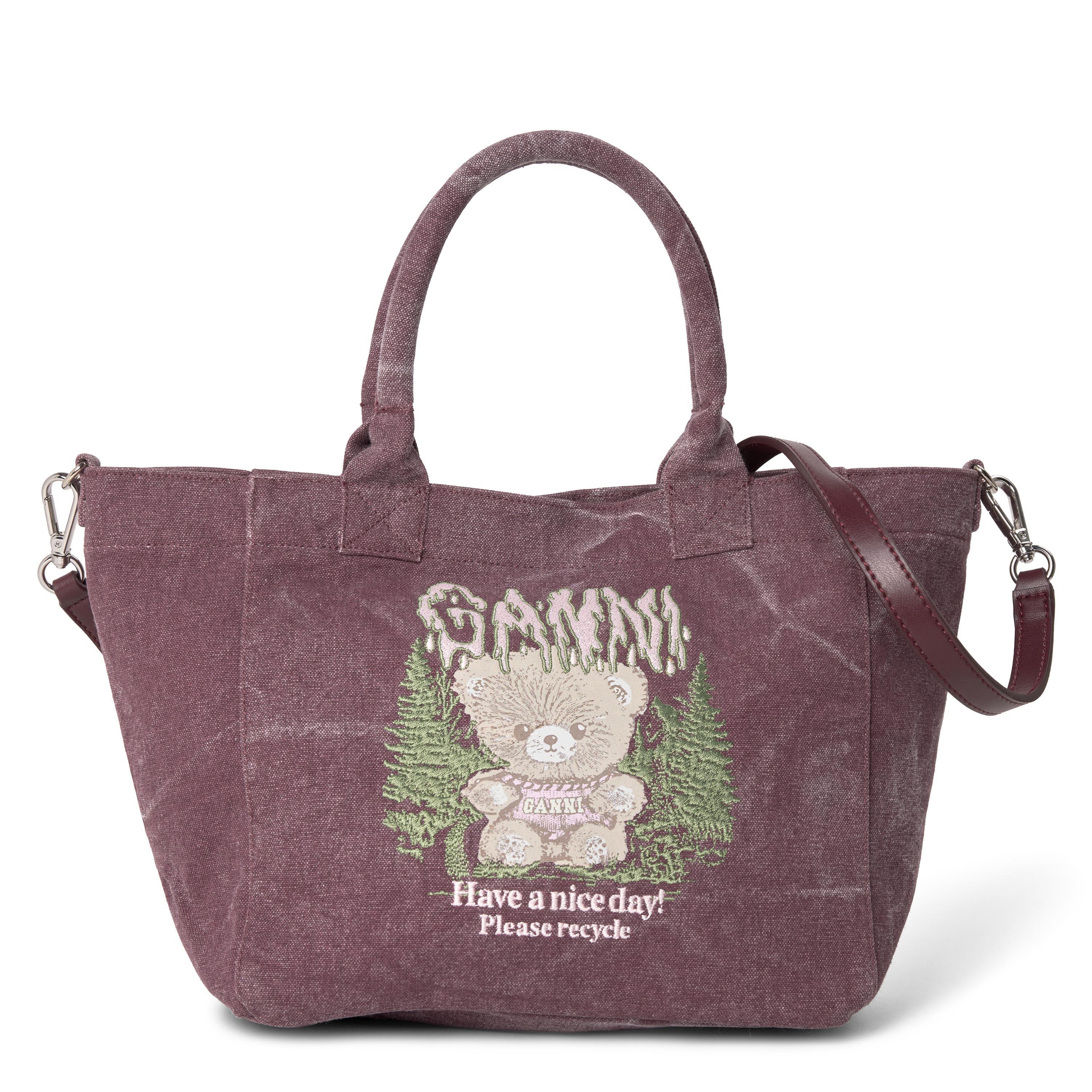 Port Royale - Ganni - Women's Small Shopper Cotton Tote Bag - 1