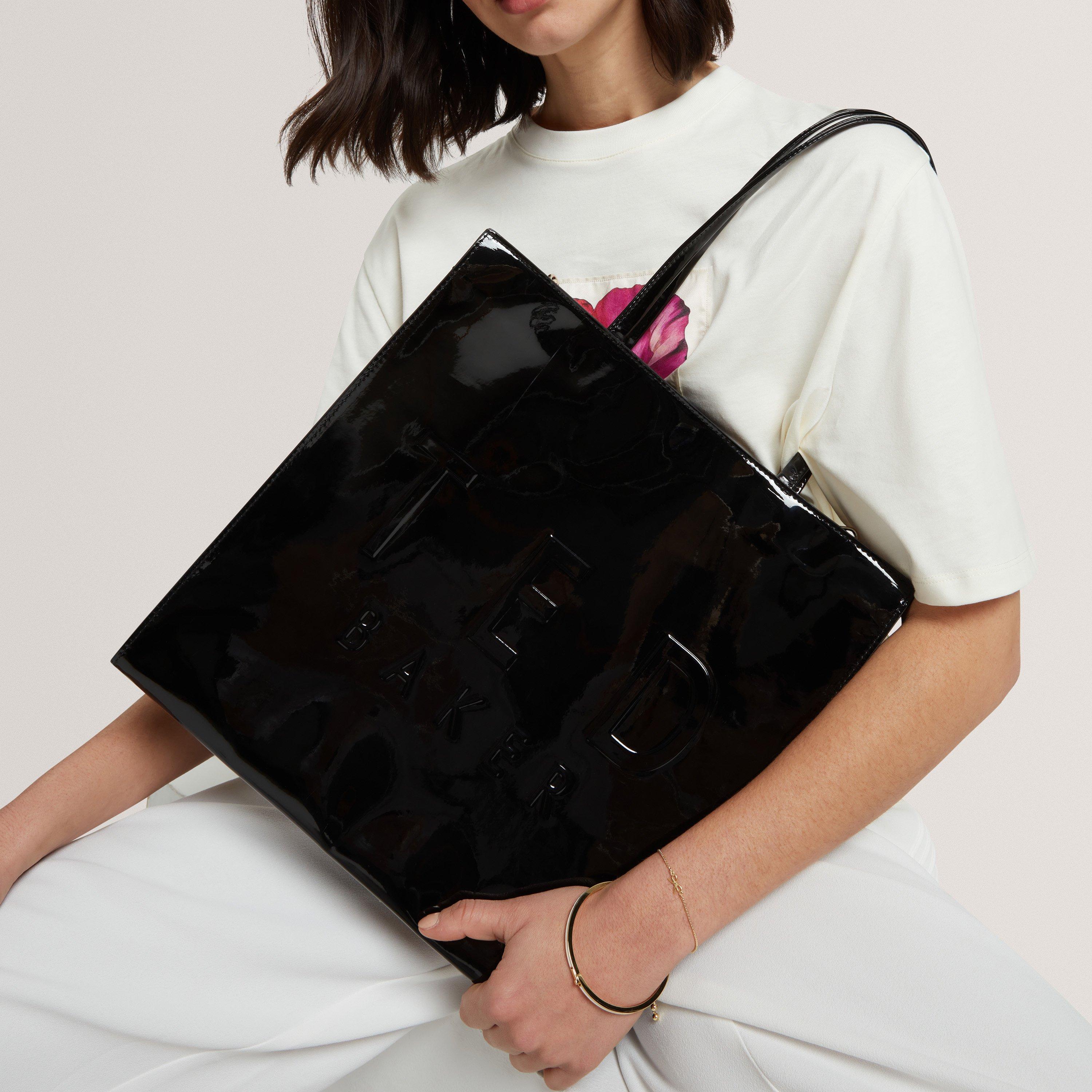 Black - Ted Baker - Ted Web Lrg IconBag Ld62 - 3