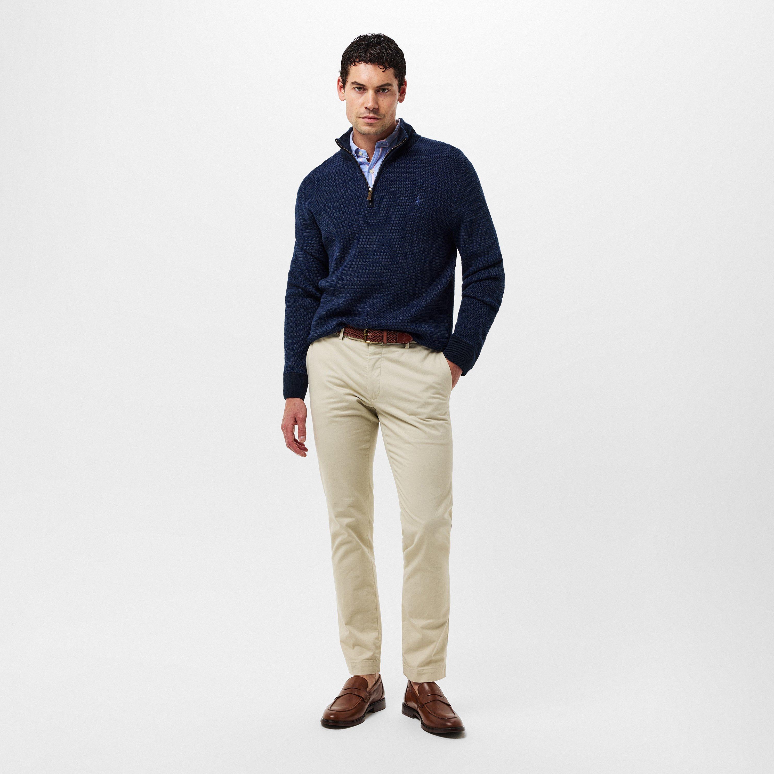 Polo Saddle - Polo Ralph Lauren - Men's Smooth Weave Leather Belt - 5