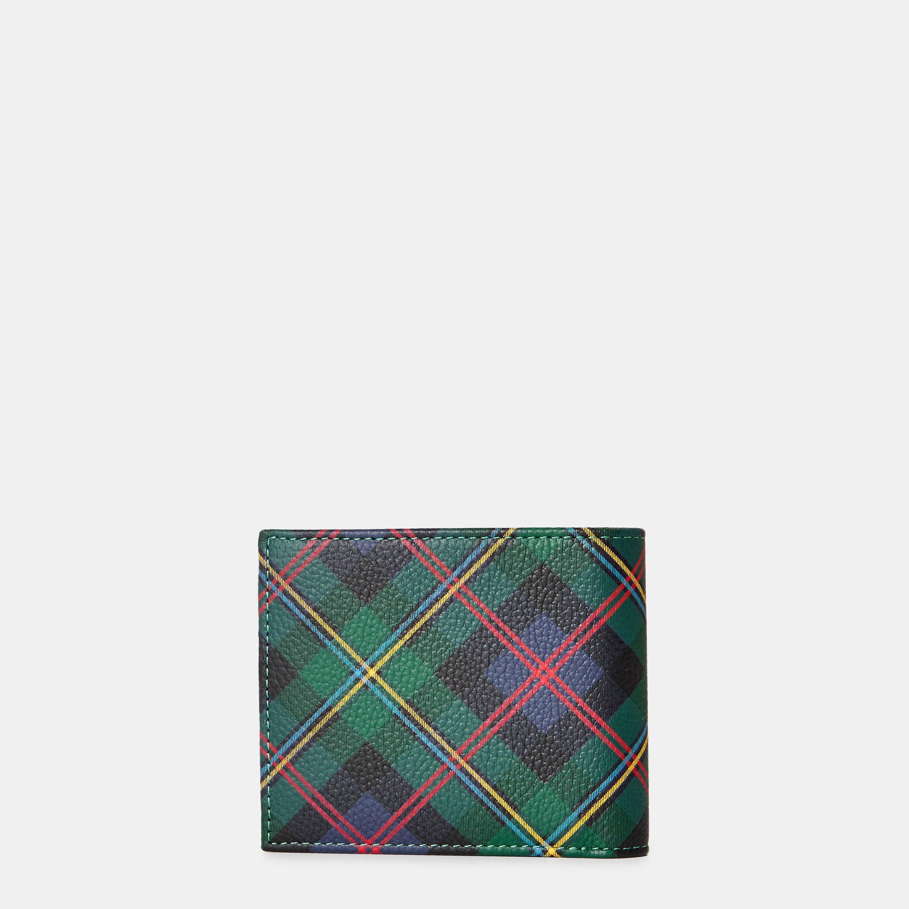 Multi Tartan - Polo Ralph Lauren - Men's Leather Trifold Wallet - 2