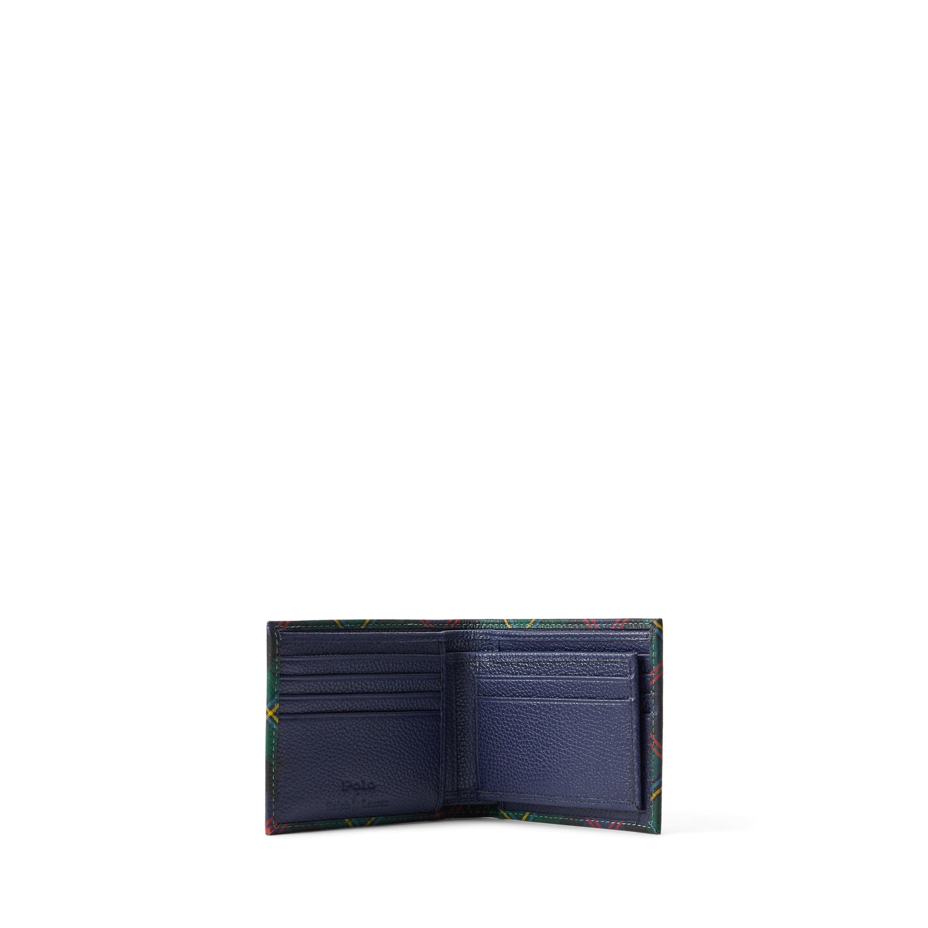 Multi Tartan - Polo Ralph Lauren - Men's Leather Trifold Wallet - 3