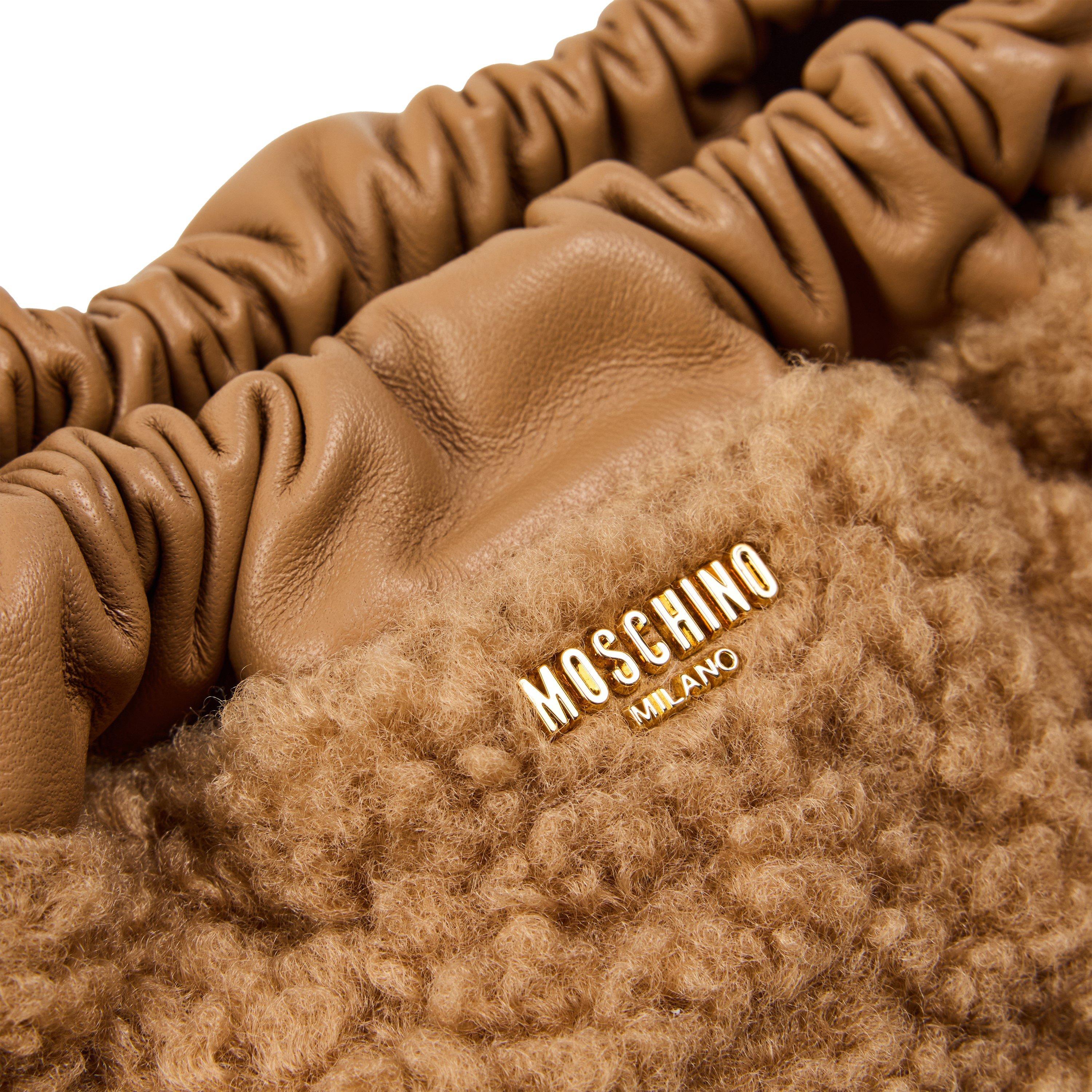 Brown - Moschino - Moschino Fleece Bag Ld99 - 3