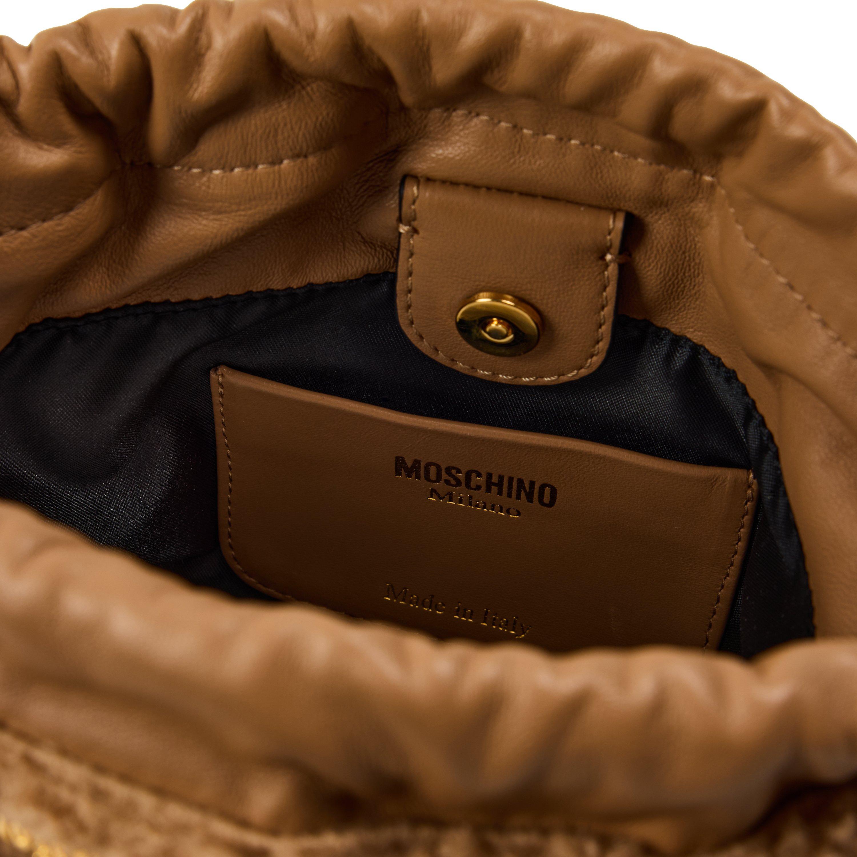 Brown - Moschino - Moschino Fleece Bag Ld99 - 4