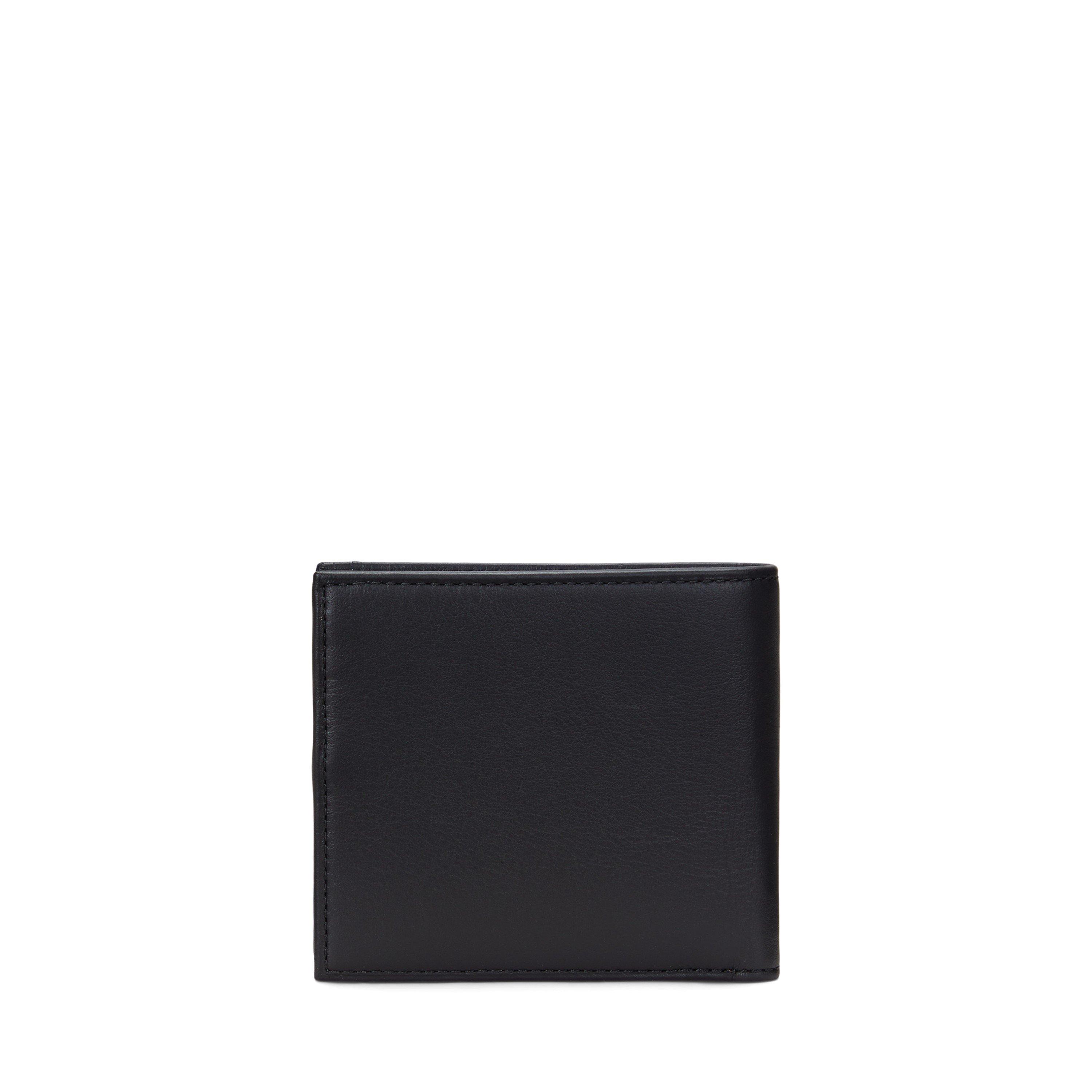Black - Polo Ralph Lauren - Men's Smooth Leather Billfold Wallet - 2
