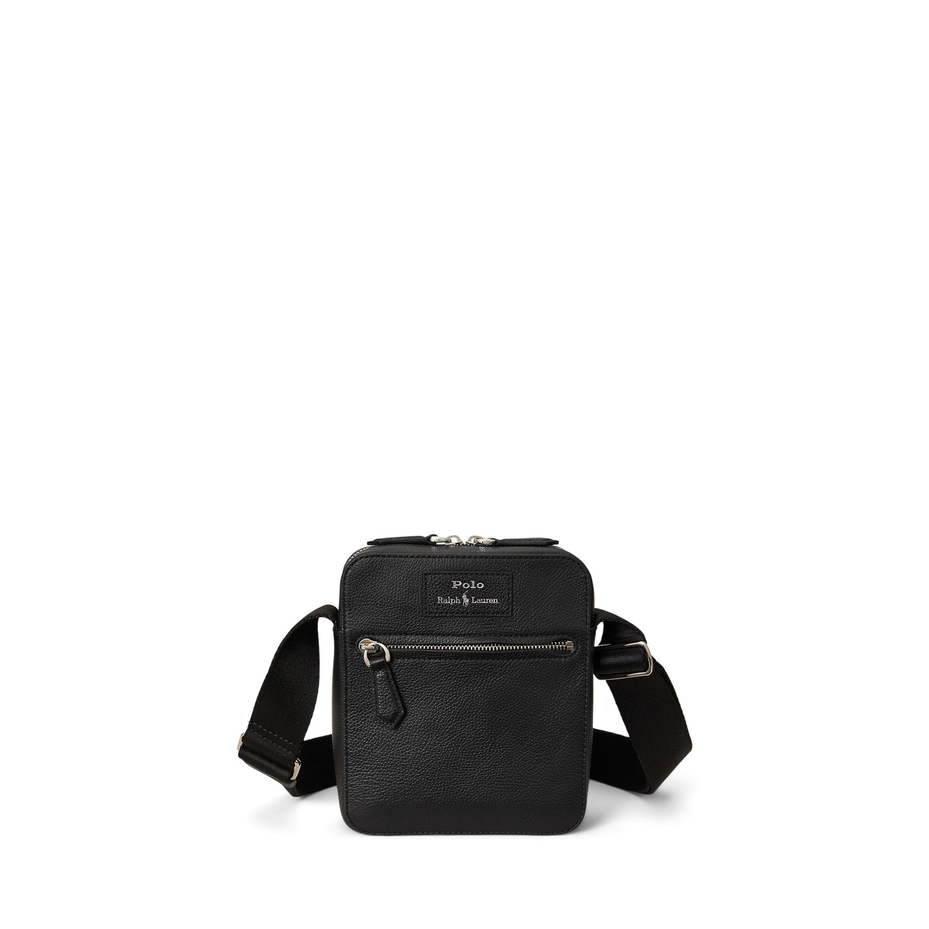 Polo Ralph Lauren Pebble Leather Cross Body Bag - Black