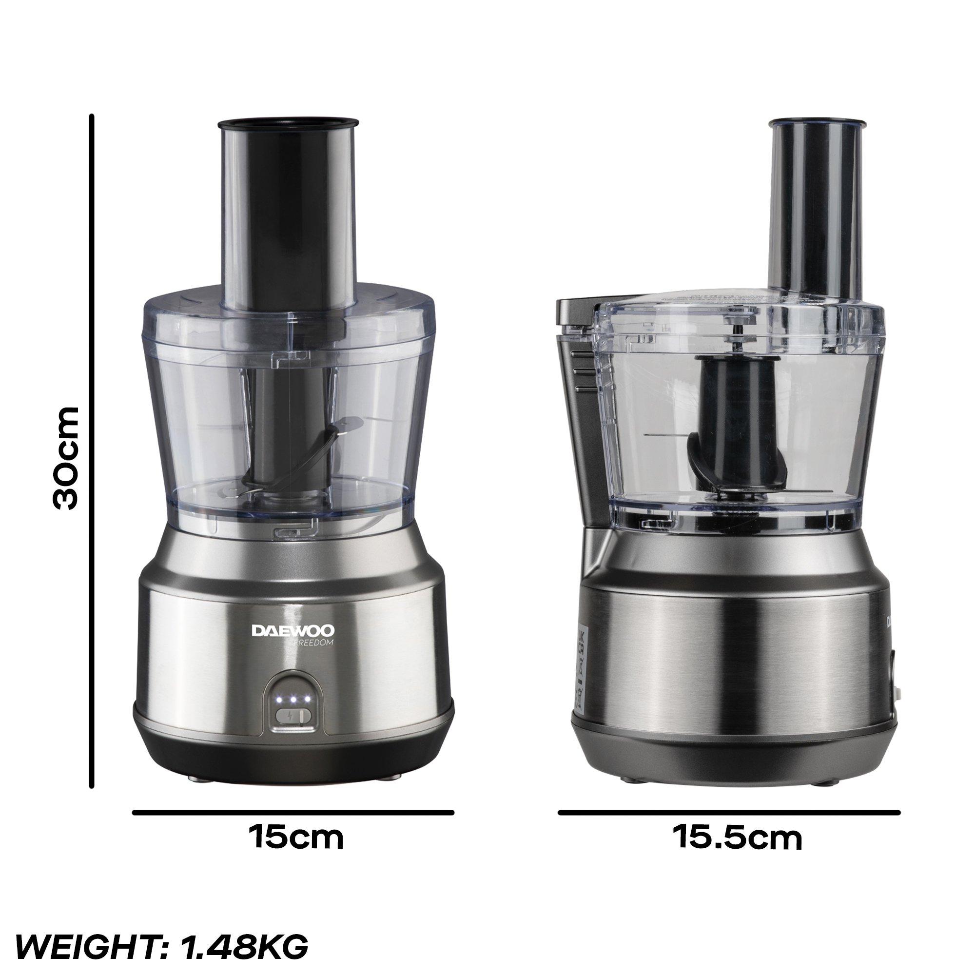 Black - Daewoo Electricals - 200W Cordless Pro 750ml Food Processor - 6