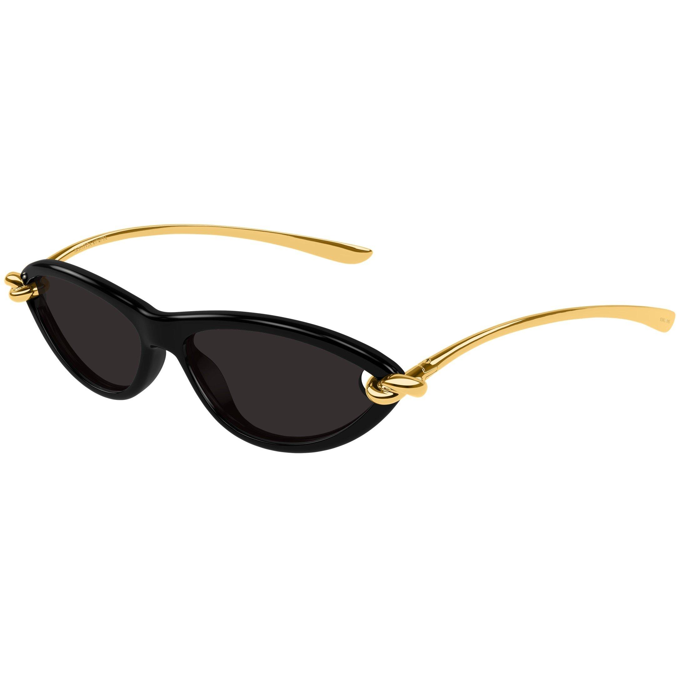Black/Gold - Bottega Veneta - Bottega Veneta Womens BV1390S Cat Eye Sunglasses - 1