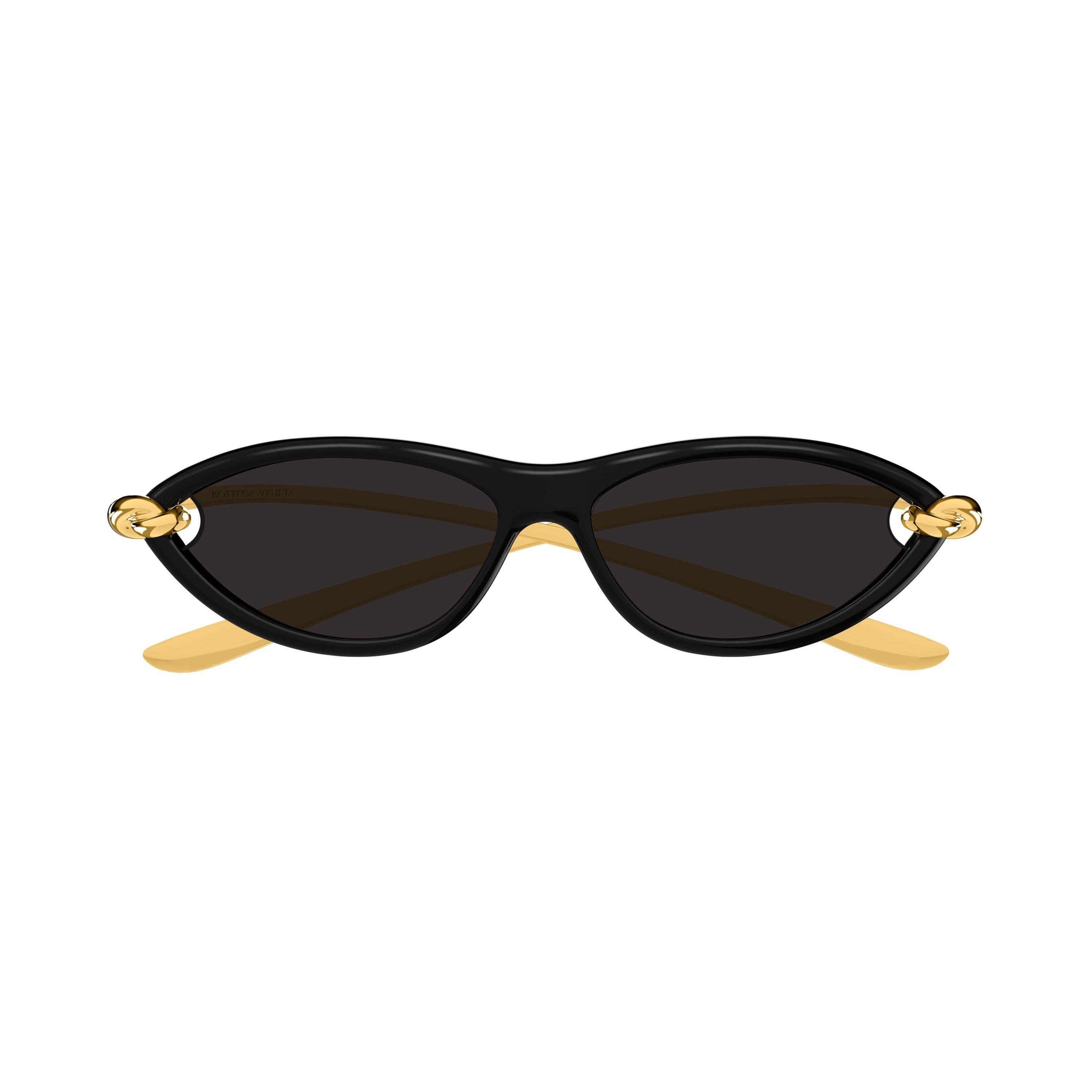 Black/Gold - Bottega Veneta - Bottega Veneta Womens BV1390S Cat Eye Sunglasses - 2