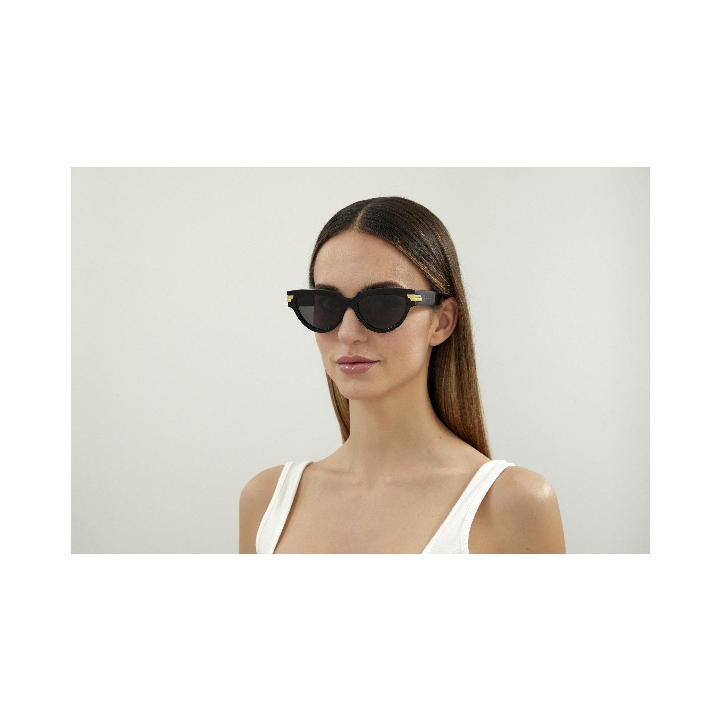 Black - Bottega Veneta - Bottega Veneta BV1035S Womens Cat-Eye Sunglasses - 2