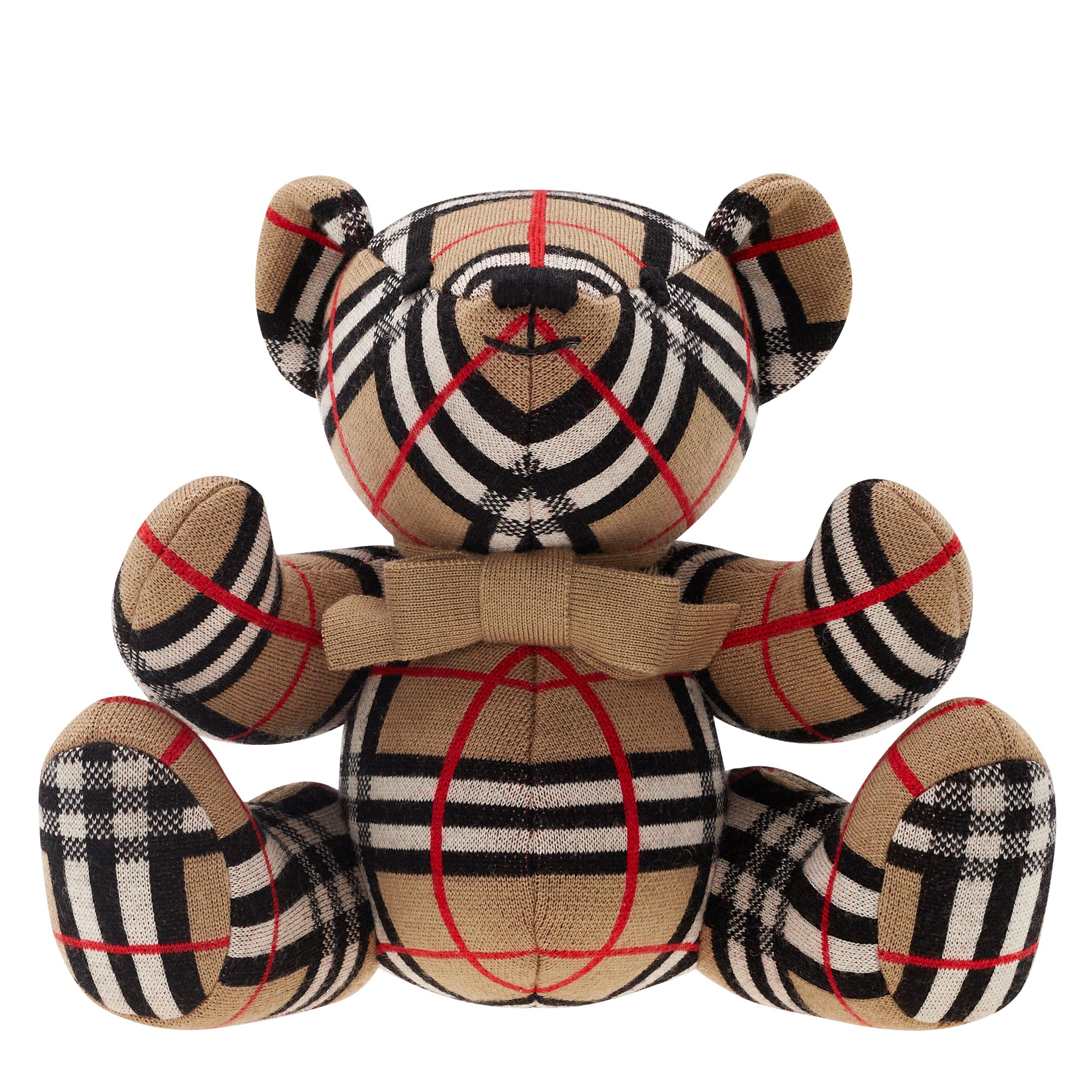 ぬいぐるみ Burberry teddy bear year 2009 BURBERRY TEDDY BEAR 2009 BROWN TAN PLUSH STUFFED TOY FLEECE