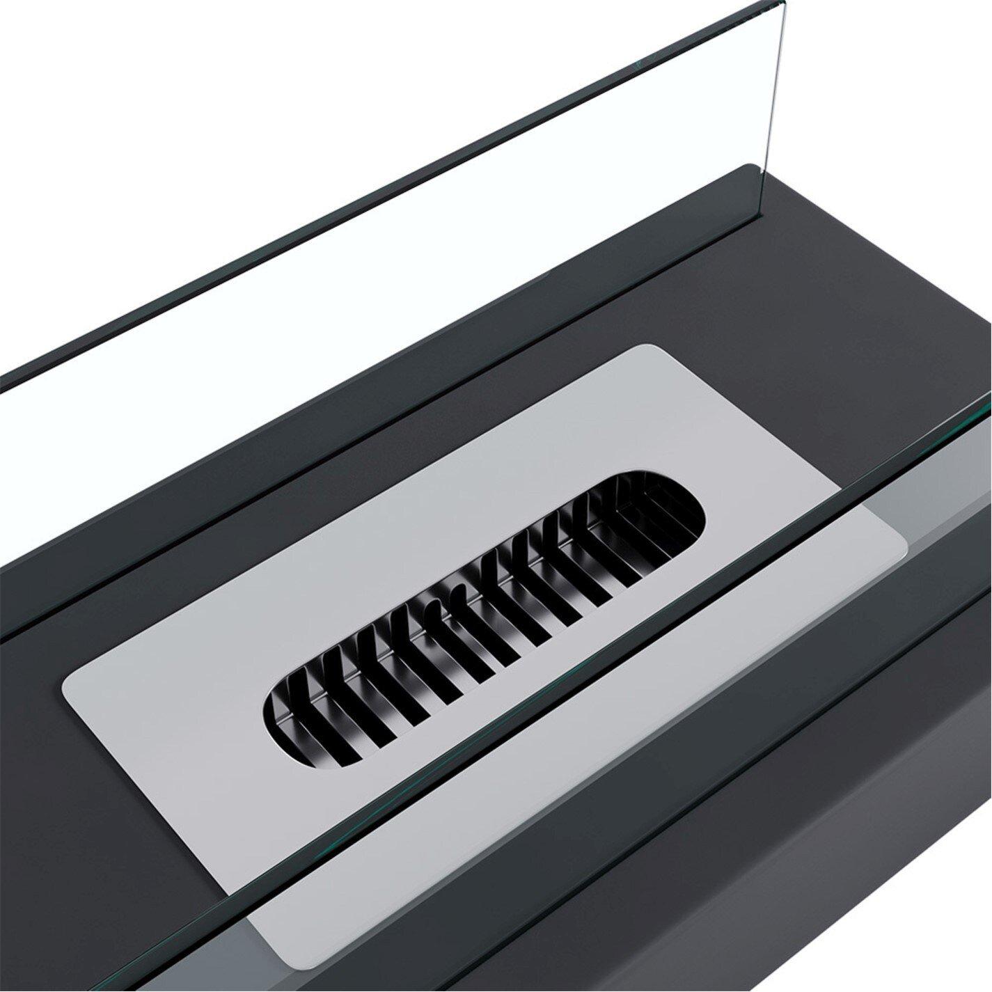 Black - Kabinet UK - Tabletop Bio Ethanol Fireplace - 4