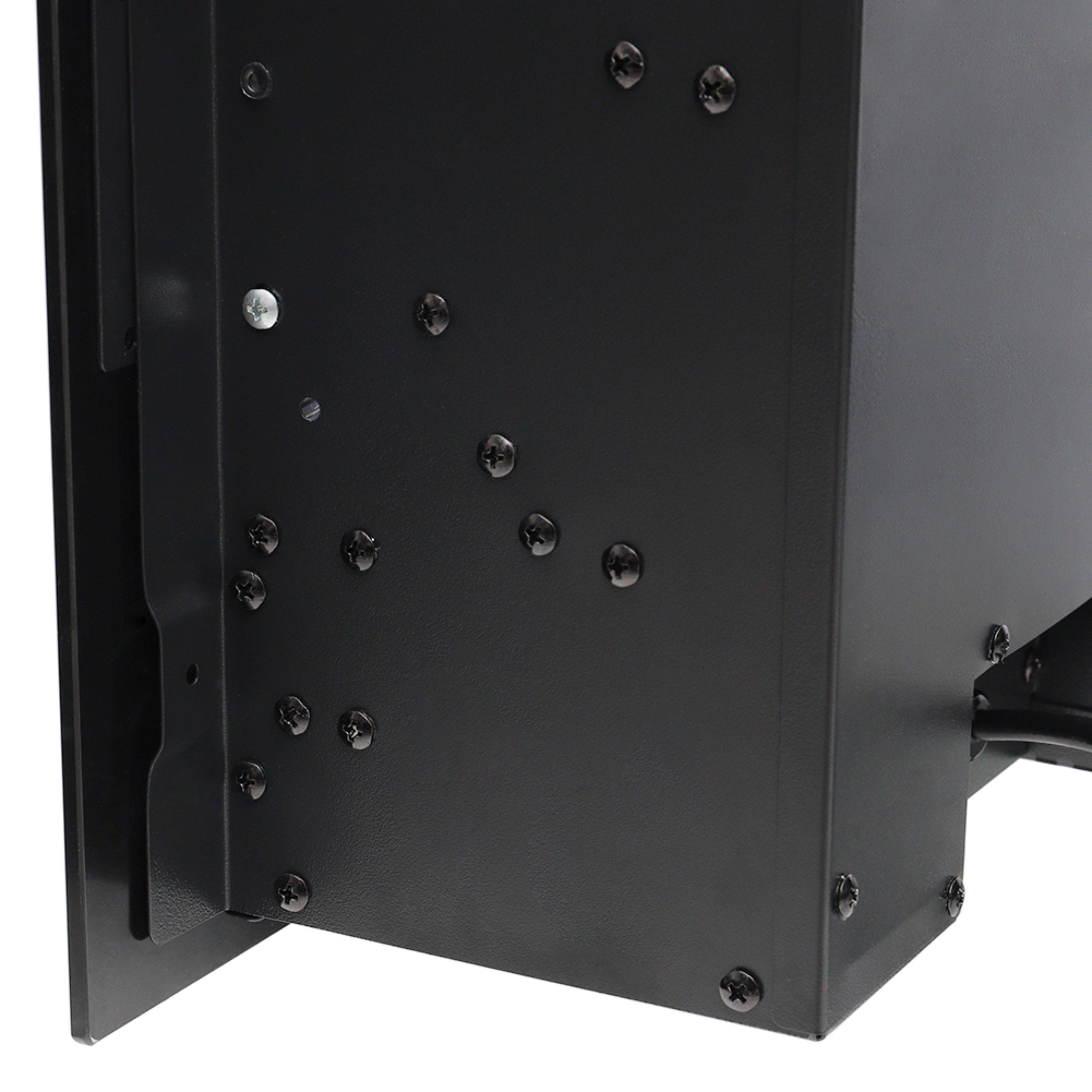 Black - Kabinet UK - 50/60 Inch Wall Mounted Electric Fireplace 1800W - 5