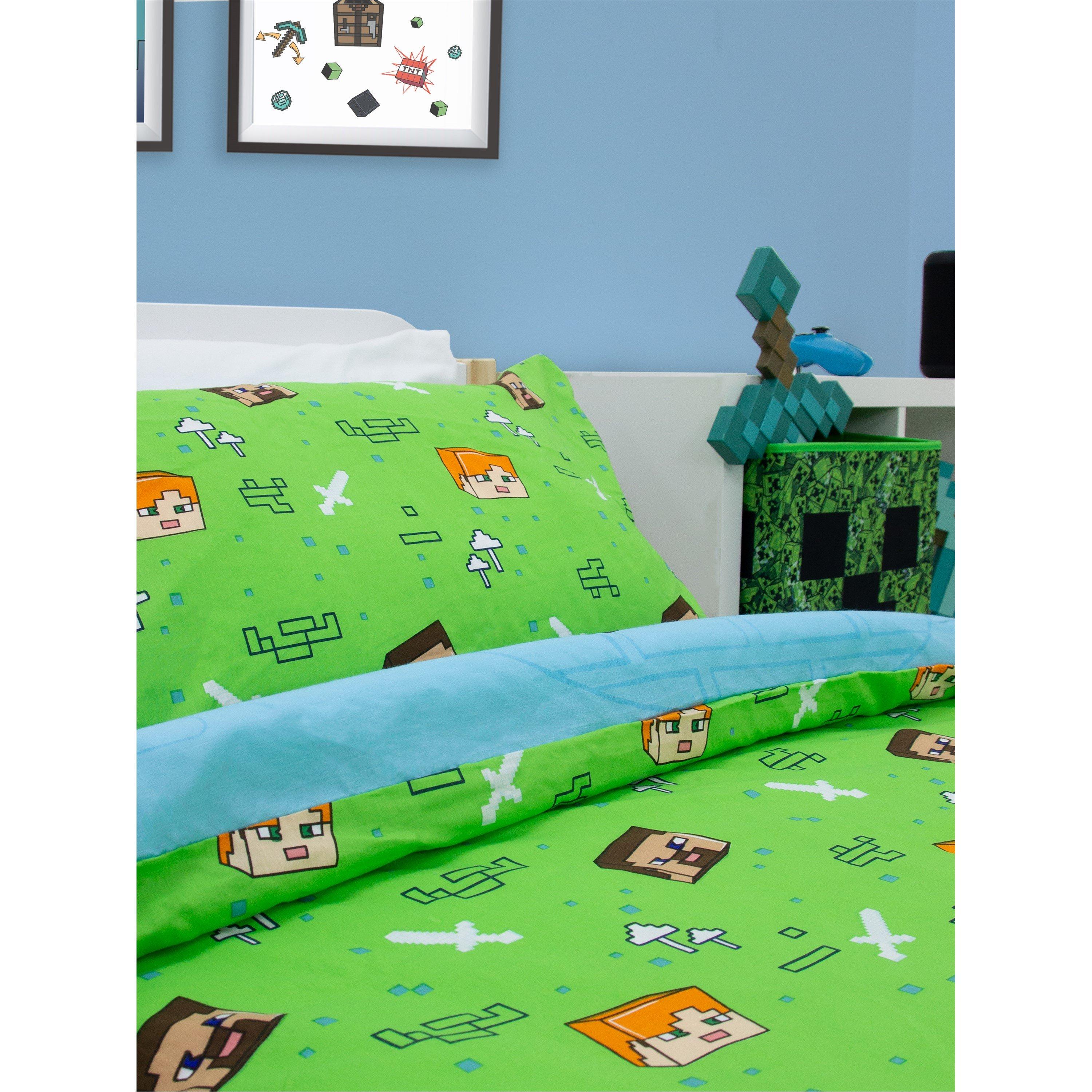 Multicolour - Minecraft - Minecraft Levels Single Panel Duvet - 4