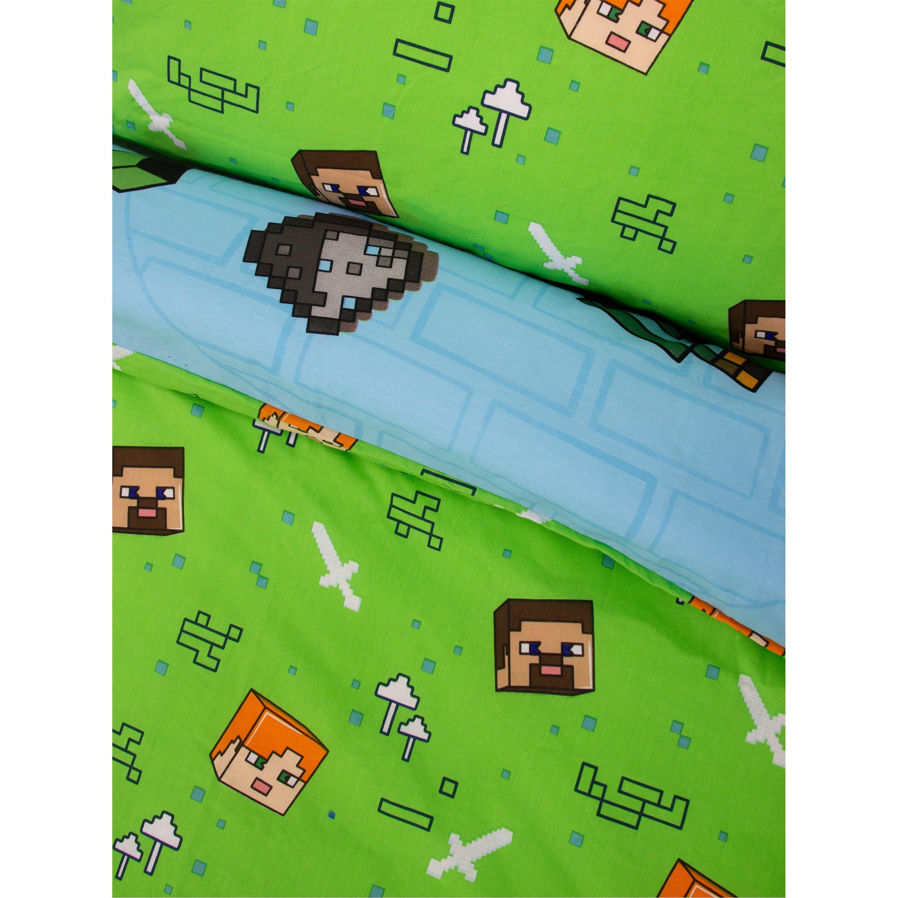 Multicolour - Minecraft - Minecraft Levels Single Panel Duvet - 5