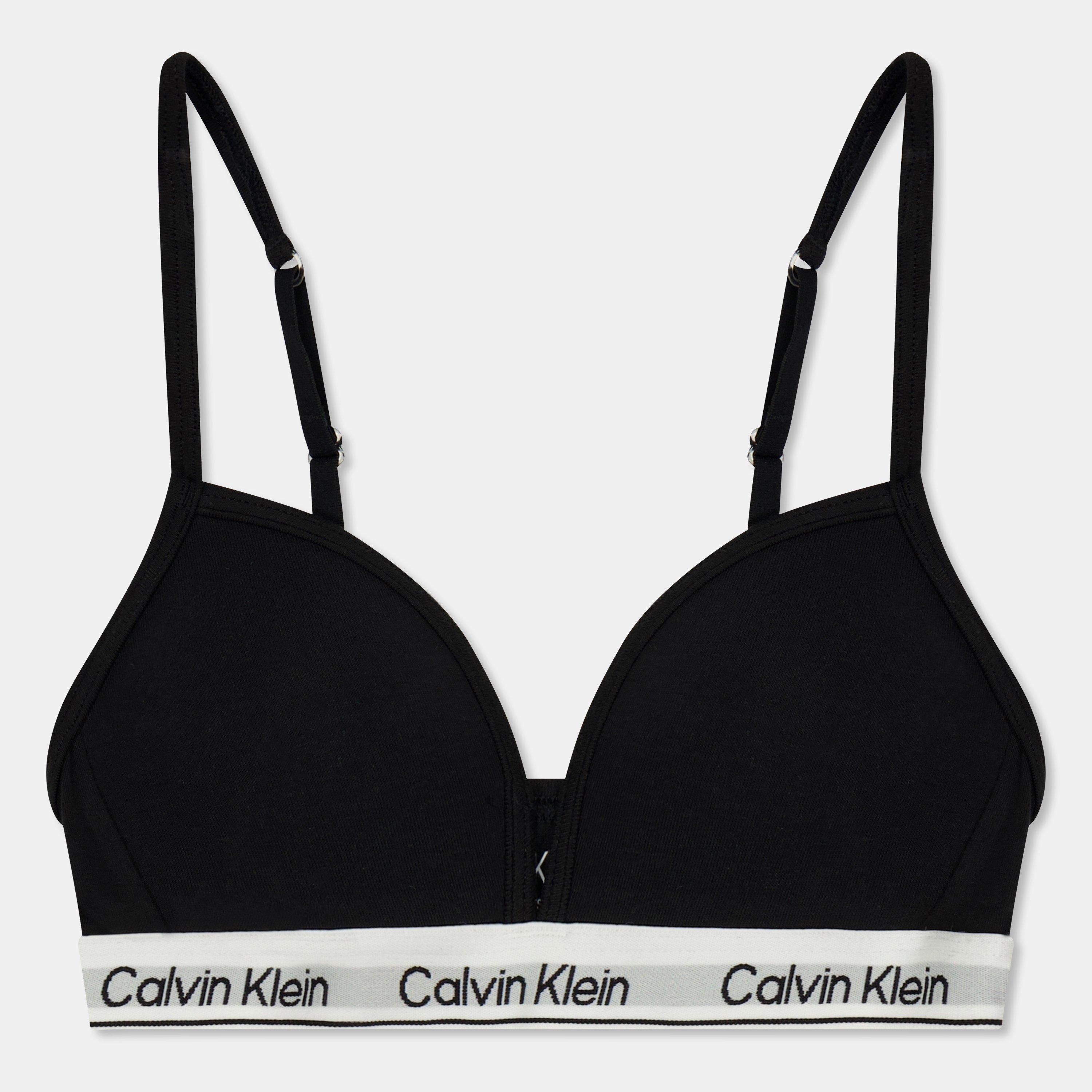 Calvin Klein Kids' Triangle Bralettes - CK Black BEH