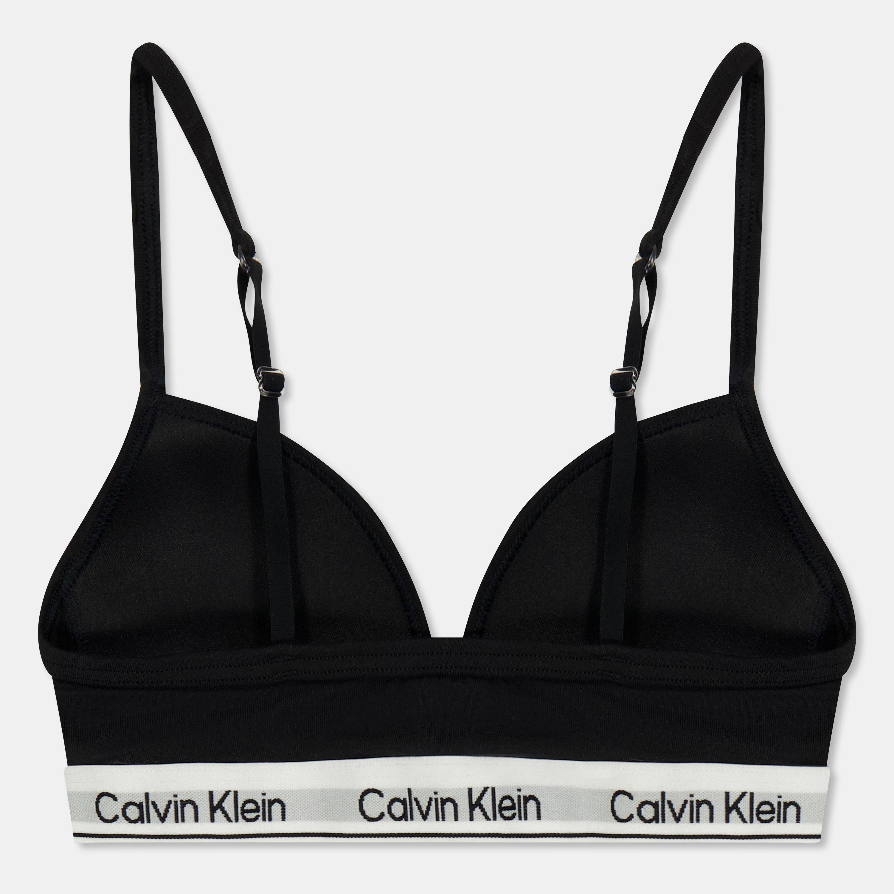 CK Black BEH - Calvin Klein - Kids' Triangle Bralettes - 2